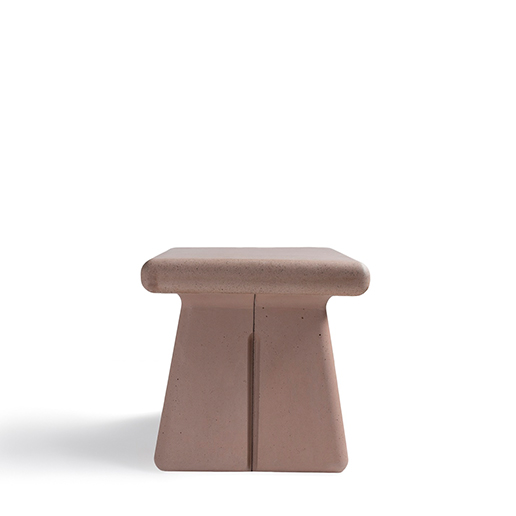Cube tan concrete stool by sotiris lazou design studio 516