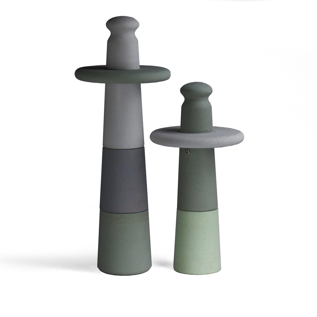 PIN bollard concrete lamp design by gianpaolo venier Urbi et Orbi small 1