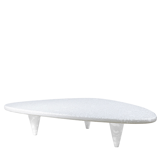 Tria terrazzo concrete coffee table by urbi et orbi low