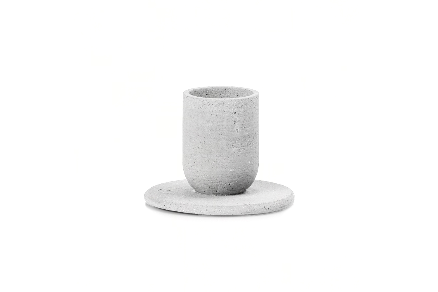 kadili concrete candleholder light grey