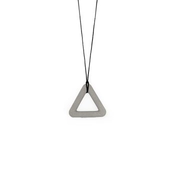 triangle concrete pendant by urbi et orbi light grey