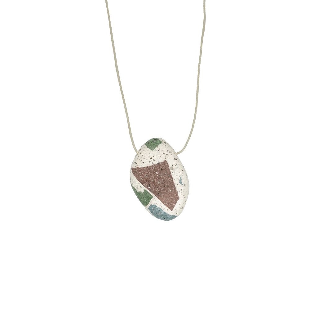 white multicolored2 concrete pendant