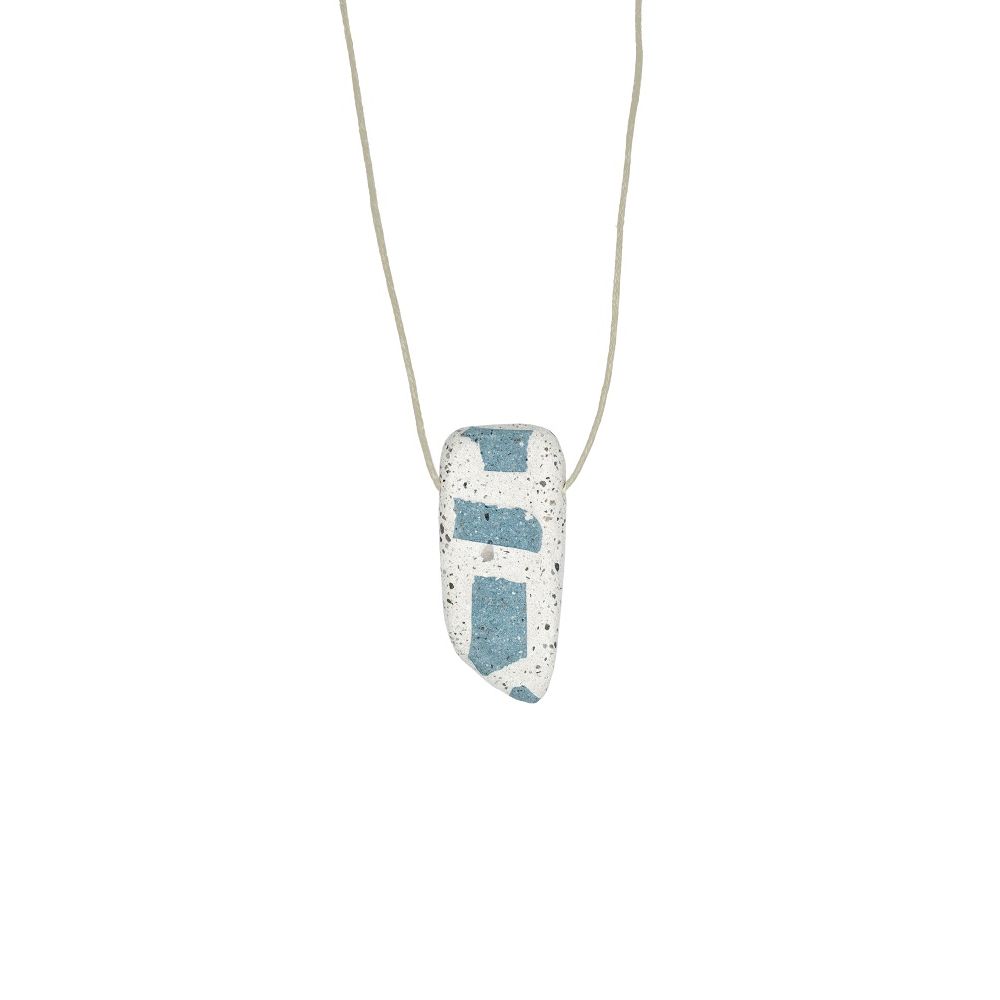 white raf big multicolored concrete pendant