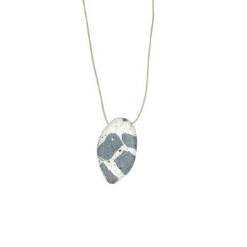 white raf multicolored concrete pendant