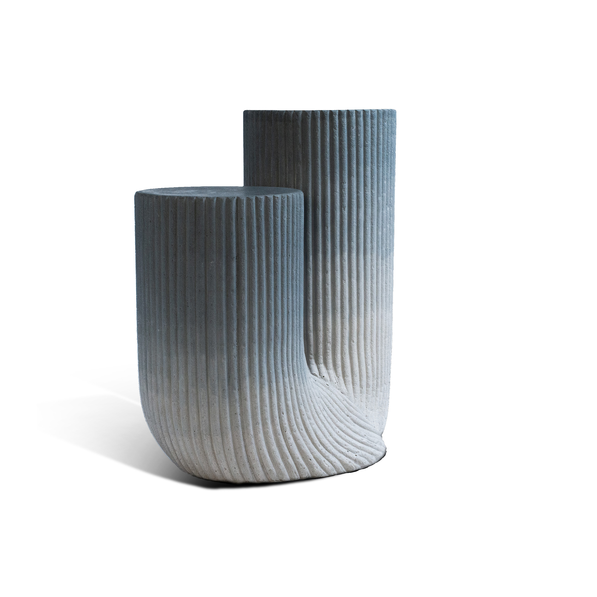 Tus Double L Side Table Design By Gian Paolo Venier Urbi Et Orbi Cool Offwhite