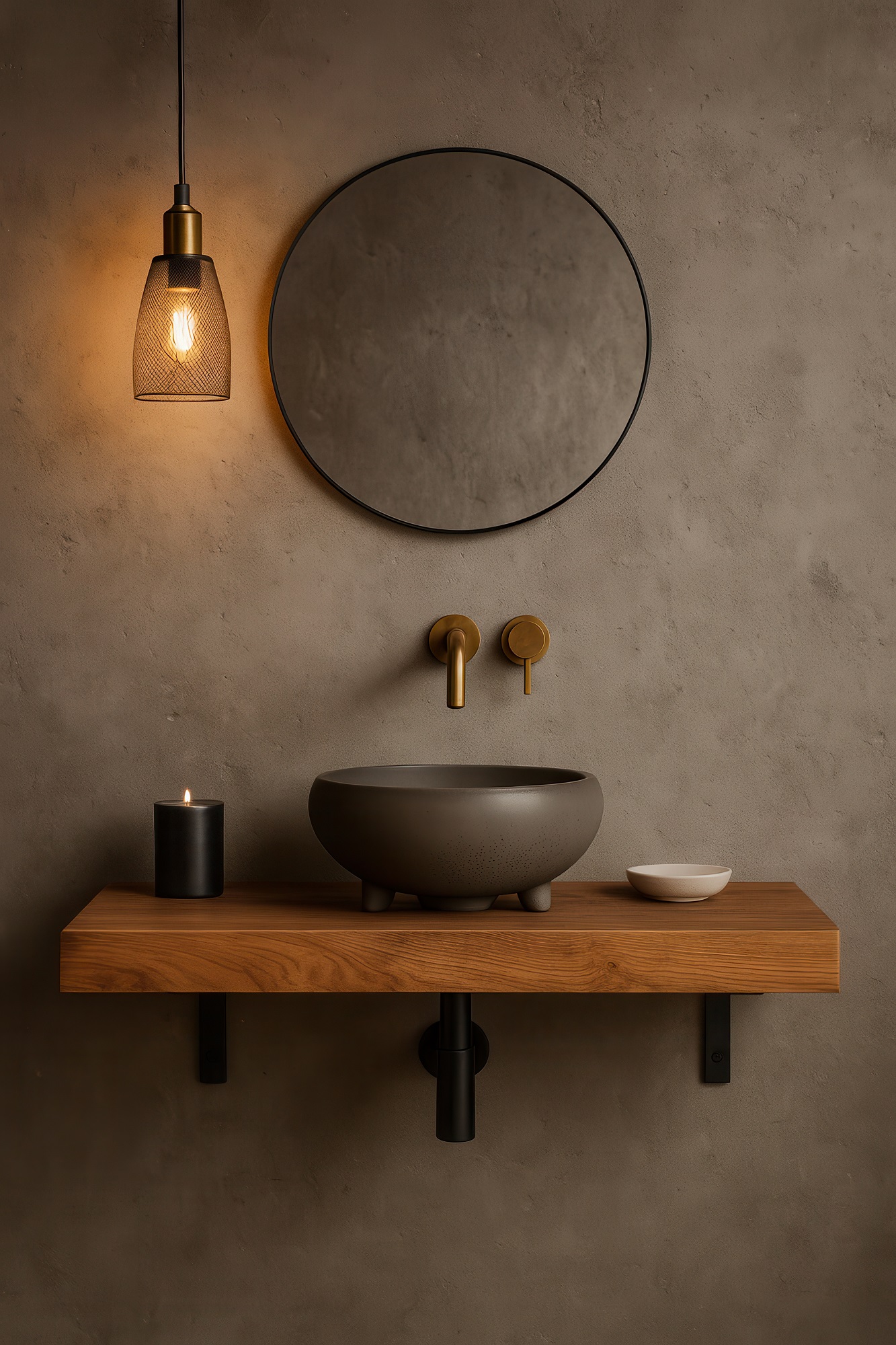 BULBO Anthracite By Valentino Marengo For Urbi Et Orbi Vasque En Béton Gal 2025