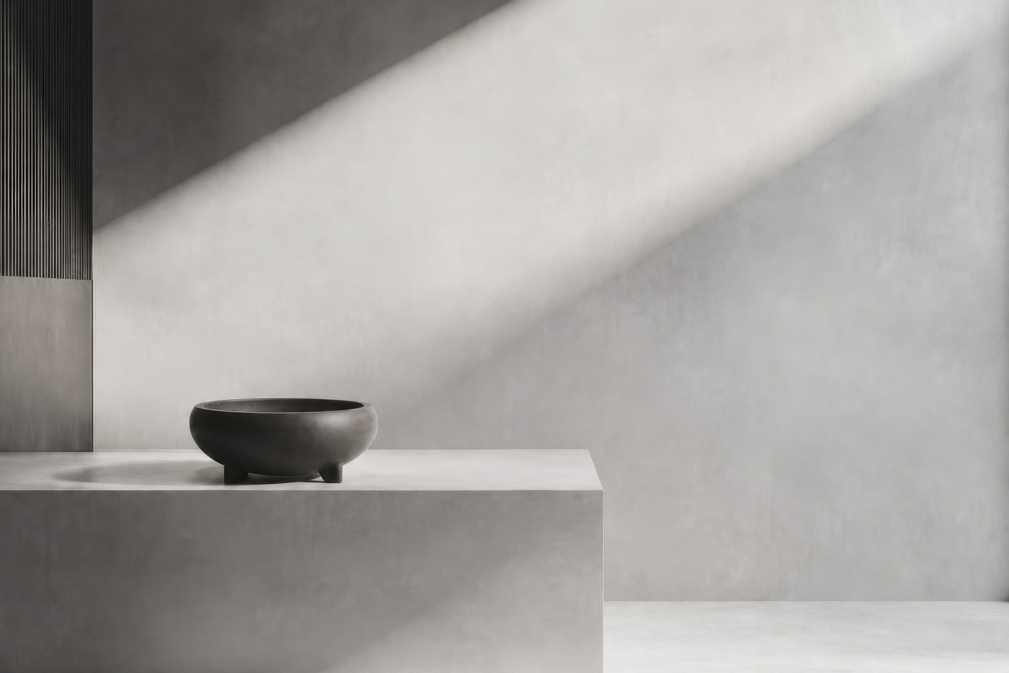 BULBO Concrete Washbasin Anthracite By Valentino Marengo For Urbi Et Orbi