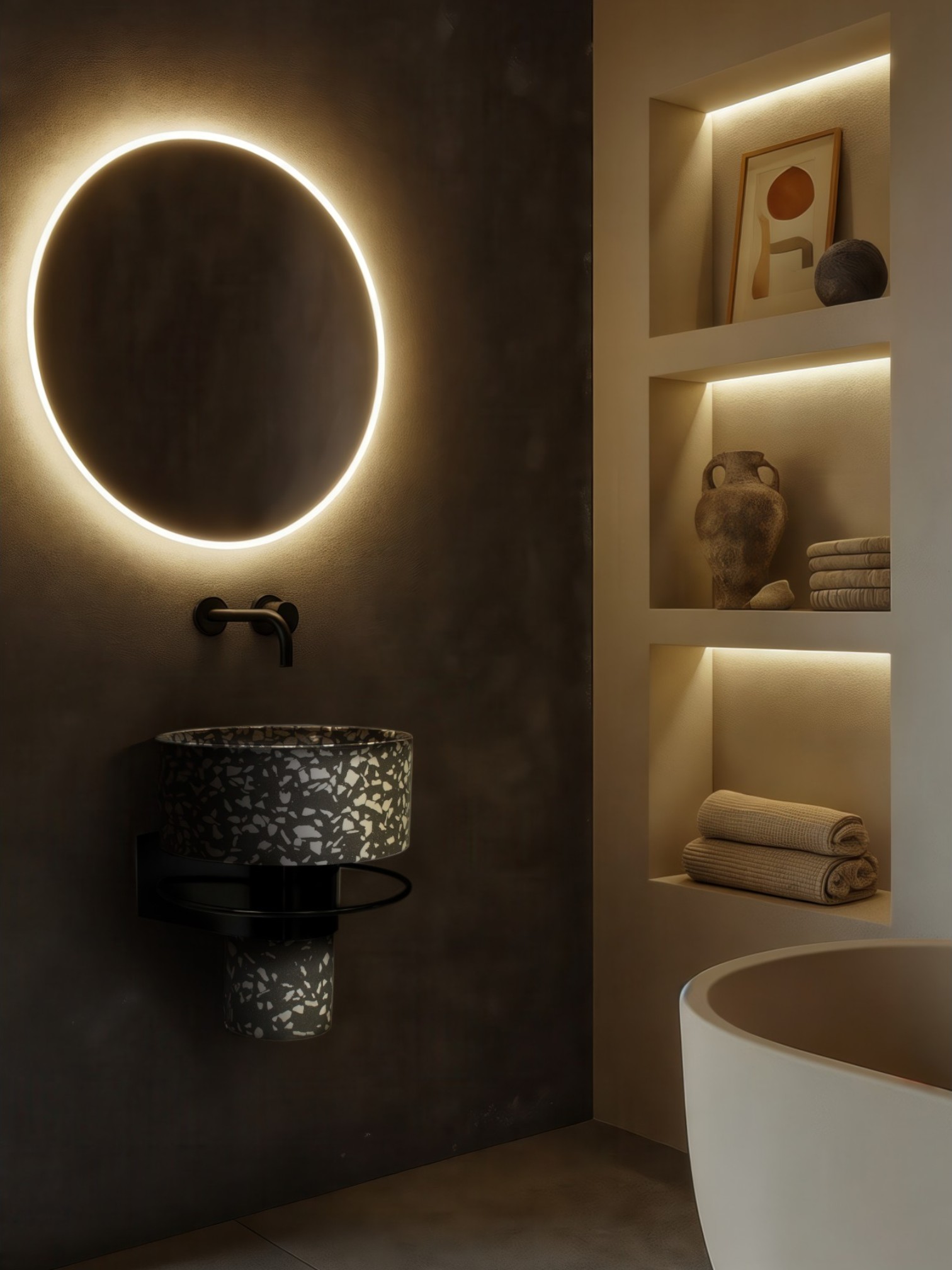 Balcony_concrete_washbasin_black_terrazzo_by_sotiris_lazou_design_studio_for Urbi_et_Orbi_2025_gal