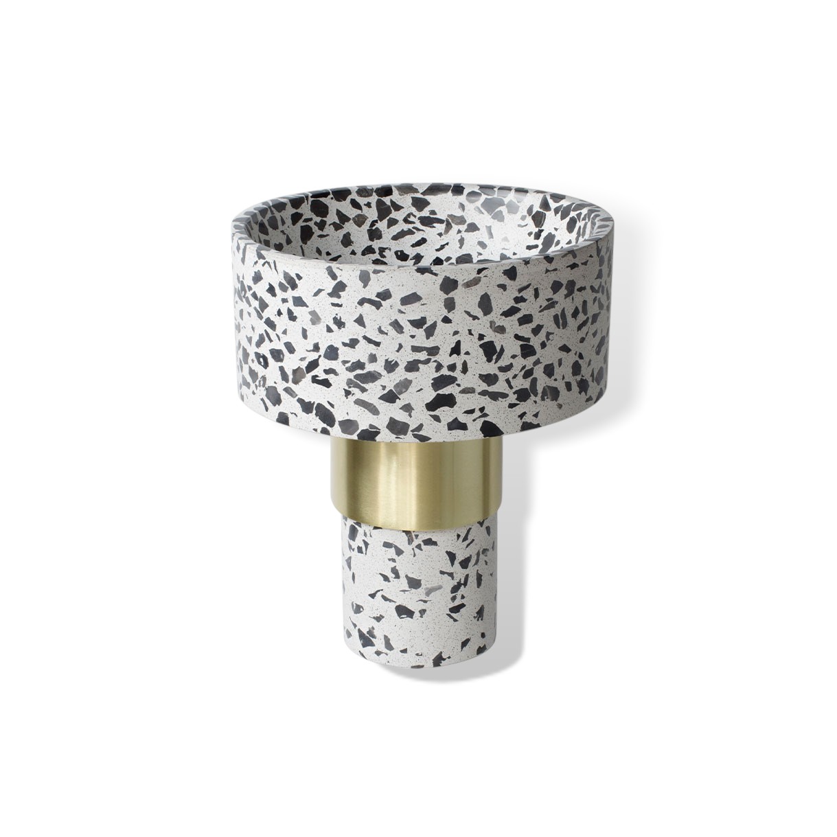 Balcony Wall Mounted Terrazzo Washbasin White Cement Brass By Sotiris Lazou Designstudio For Urbi Et Orbi R GAL