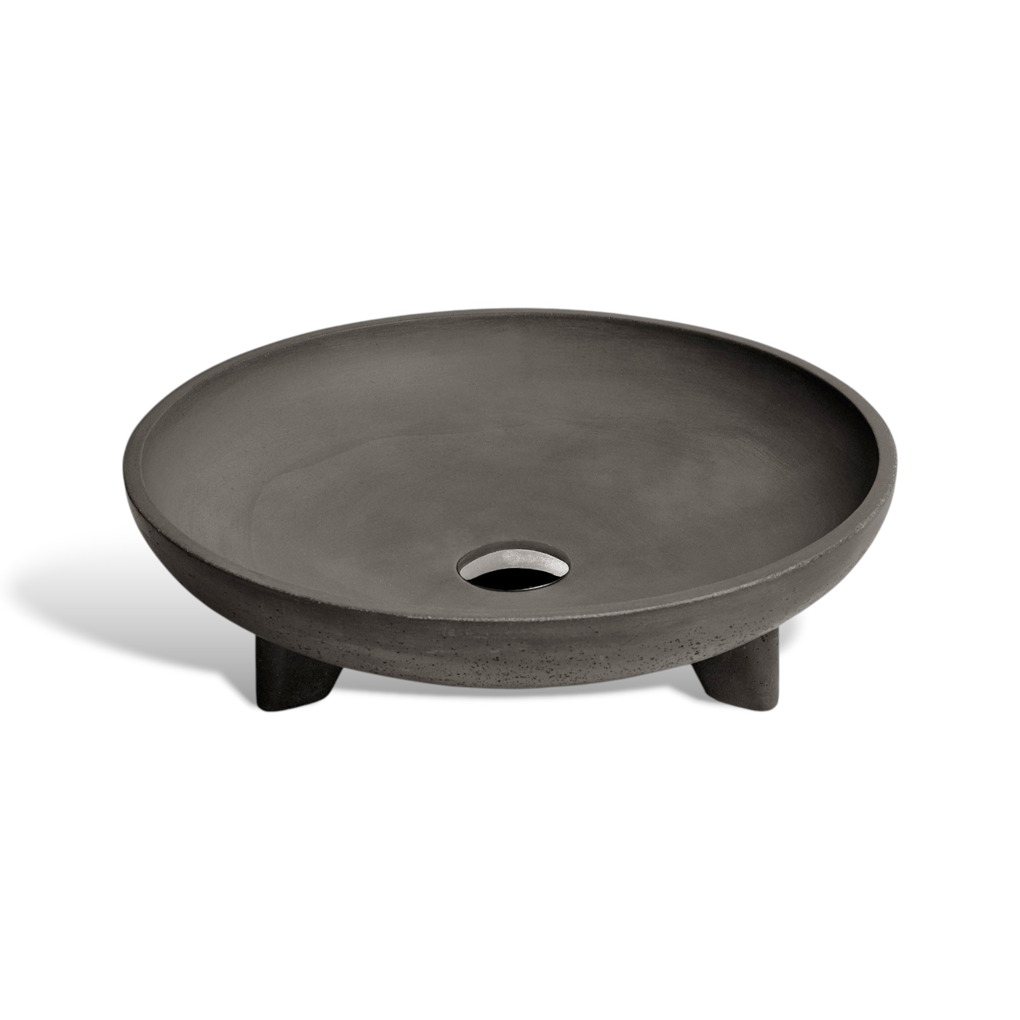 CALDERA ANTHRACITE By Valentino Marengo For Urbi Et Orbi Lavabo In Cemento Gal