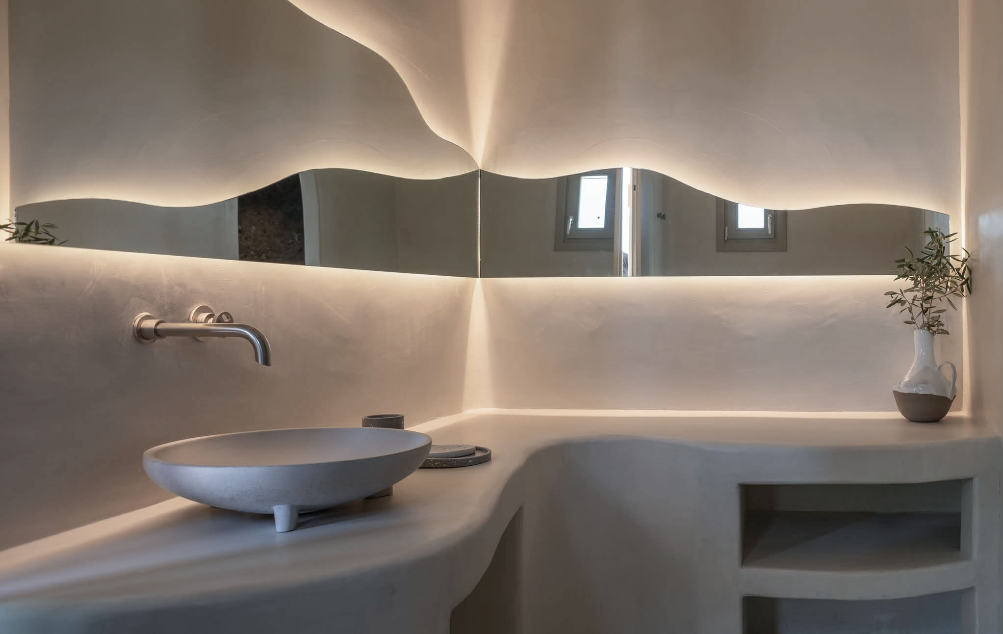 CALDERA concrete washbasin by Valentino Marengo for Urbi et Orbi