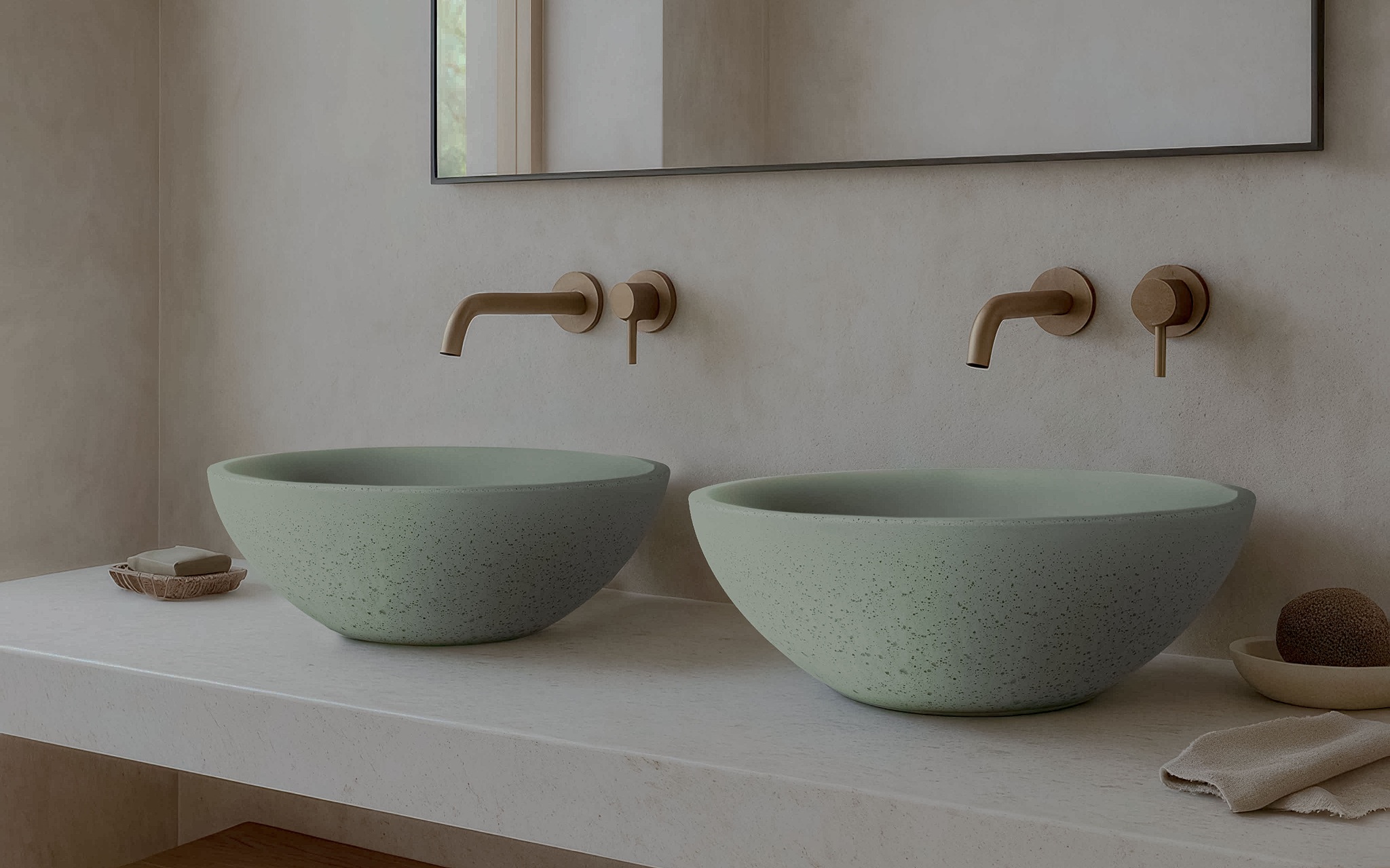 CIRCUM 40 Cement Washbasin MIN By Urbi Et Orbi