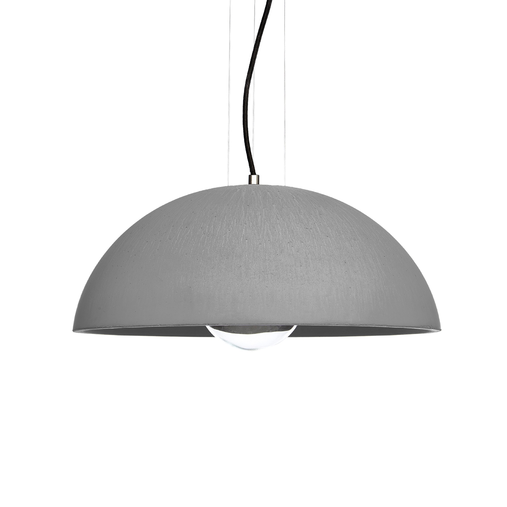 GLOBUS 410 D GREY Urbi Et Orbi Black Cement Pendant Lamp