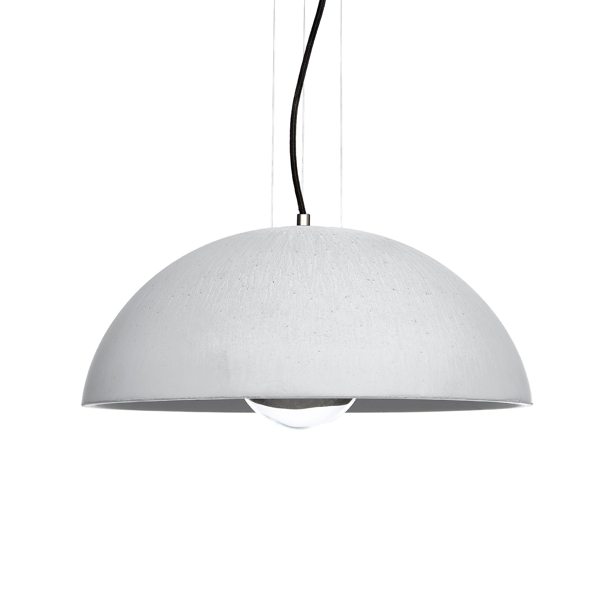 GLOBUS 410 L GREY Urbi Et Orbi Black Cement Pendant Lamp