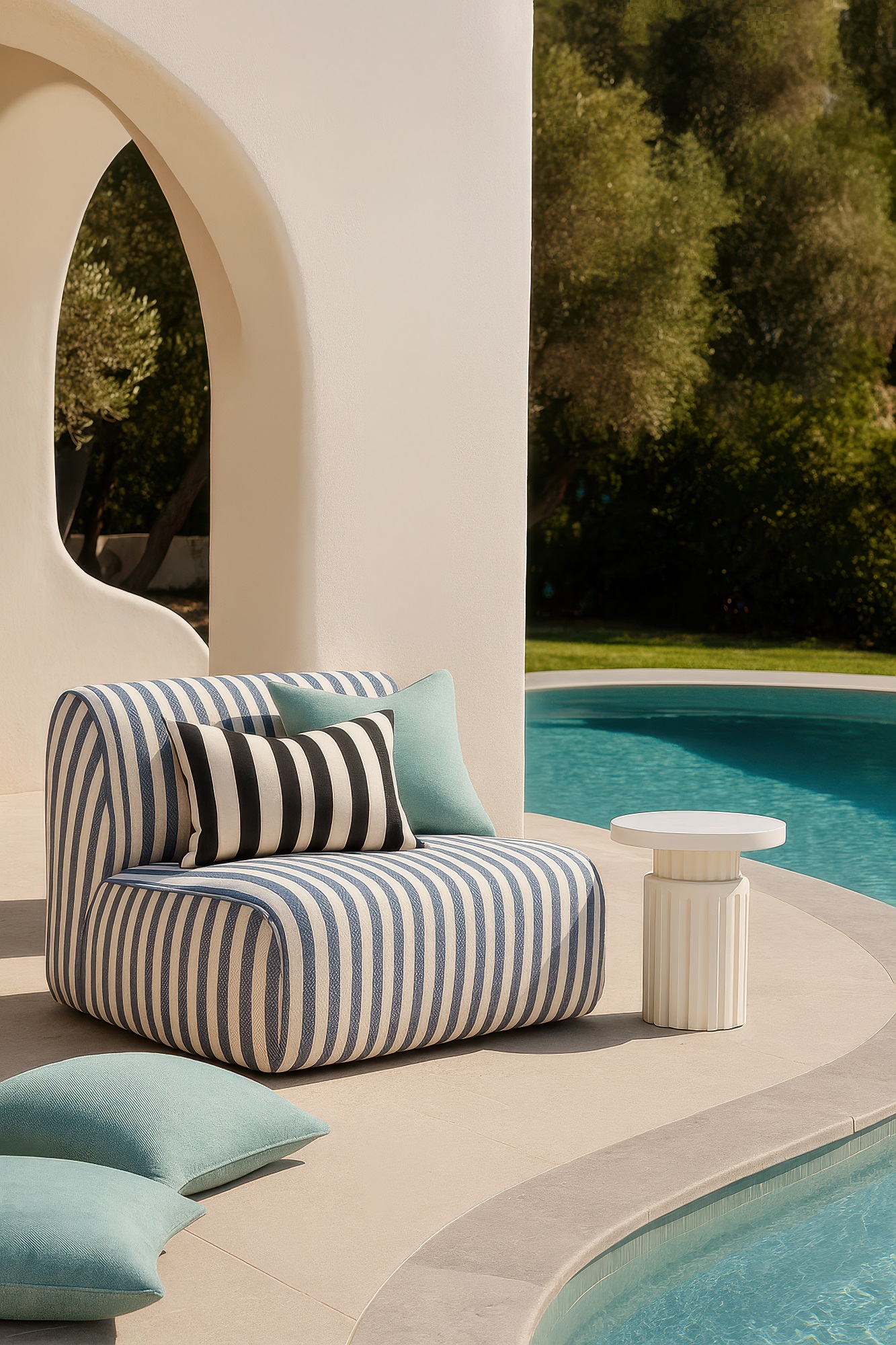 Kion Side Table Design By Saint Of Athens Urbi Et Orbi Ivory Gal