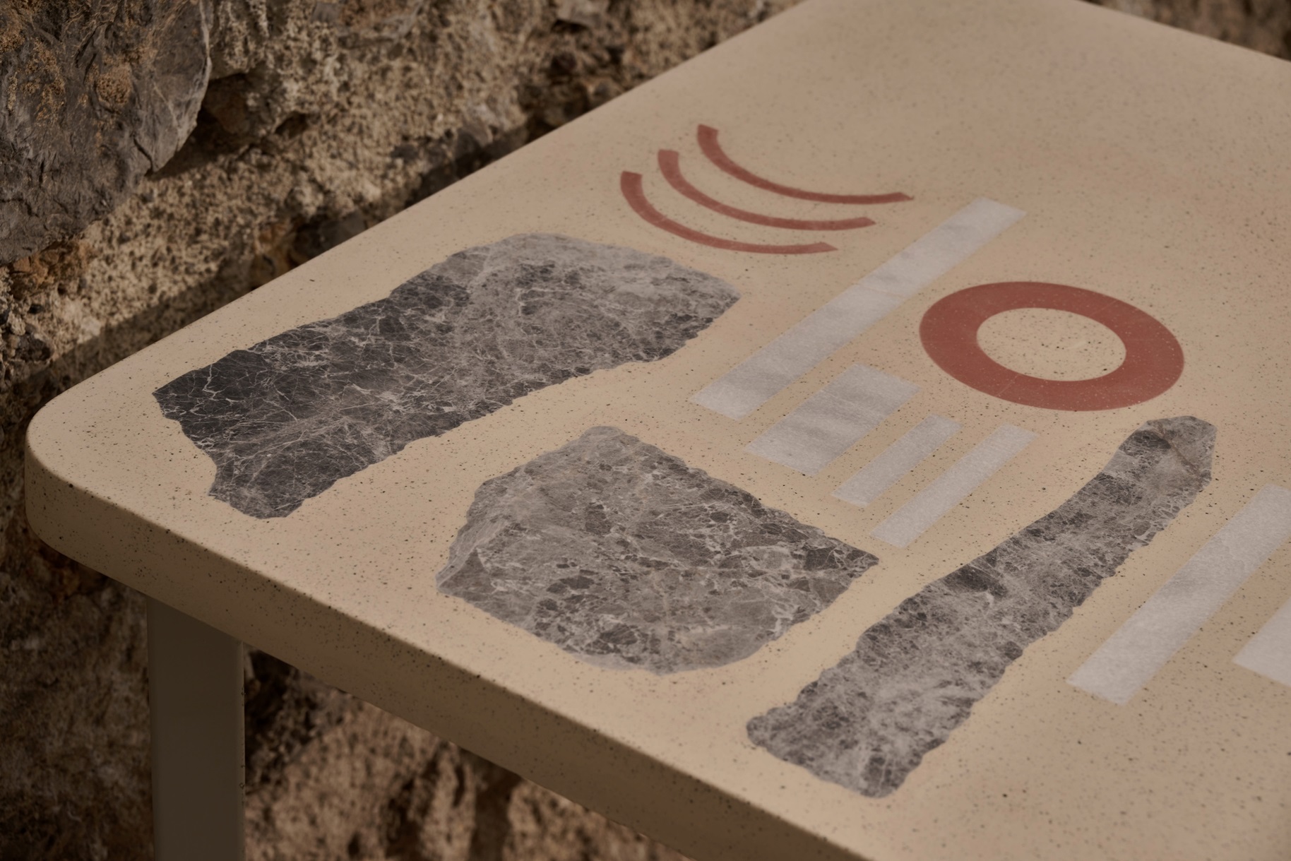 Legante Concrete Terrazo Table Design By Ctrlzak Urbi Et Orbi Lowres