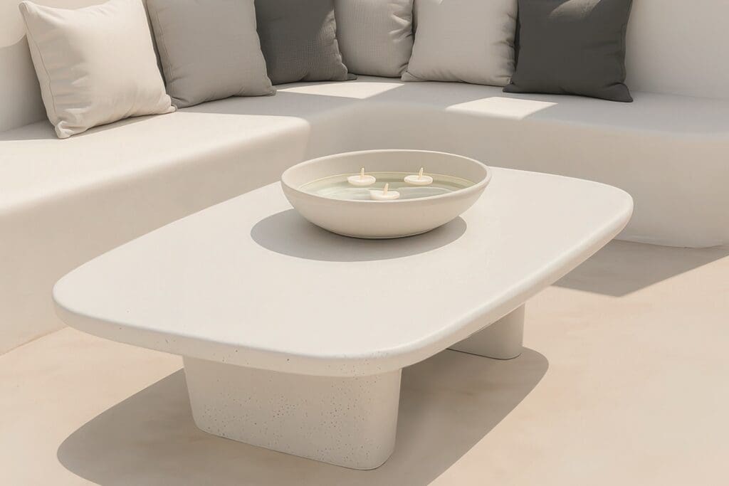 Mes Ivory Cement Coffee Table By Urbi Et Orbi BANNER