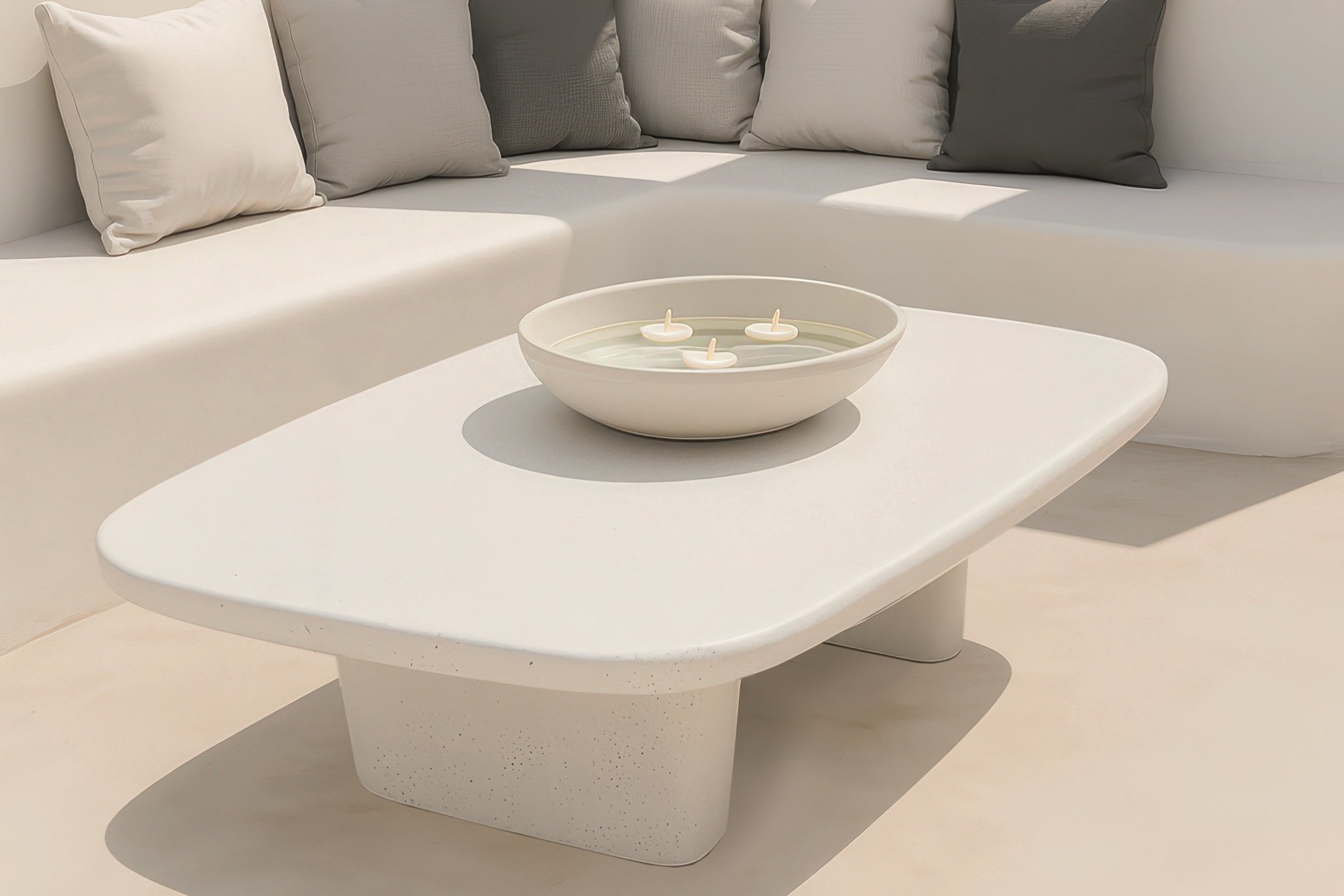 Mes Ivory Cement Coffee Table By Urbi Et Orbi BANNER