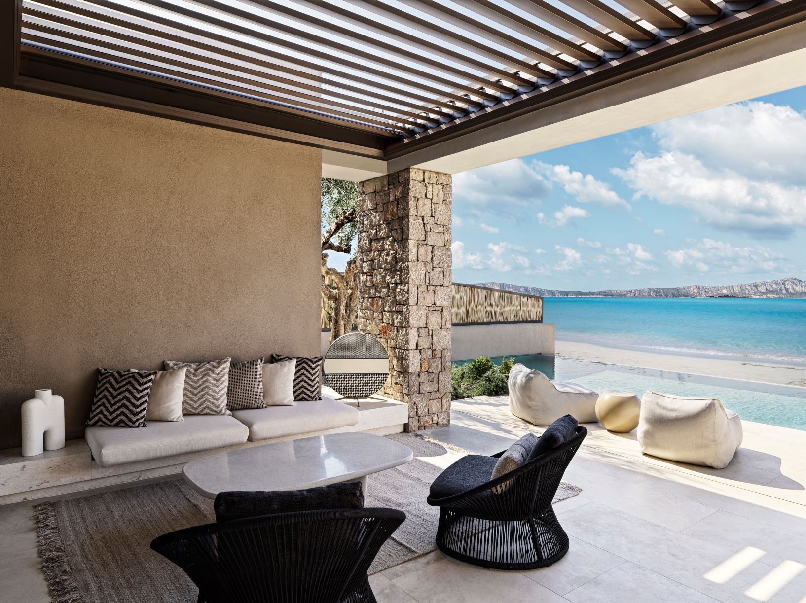 Mes Ivory Concrete Coffee Table By Urbi Et Orbi Beachfront Villa 2