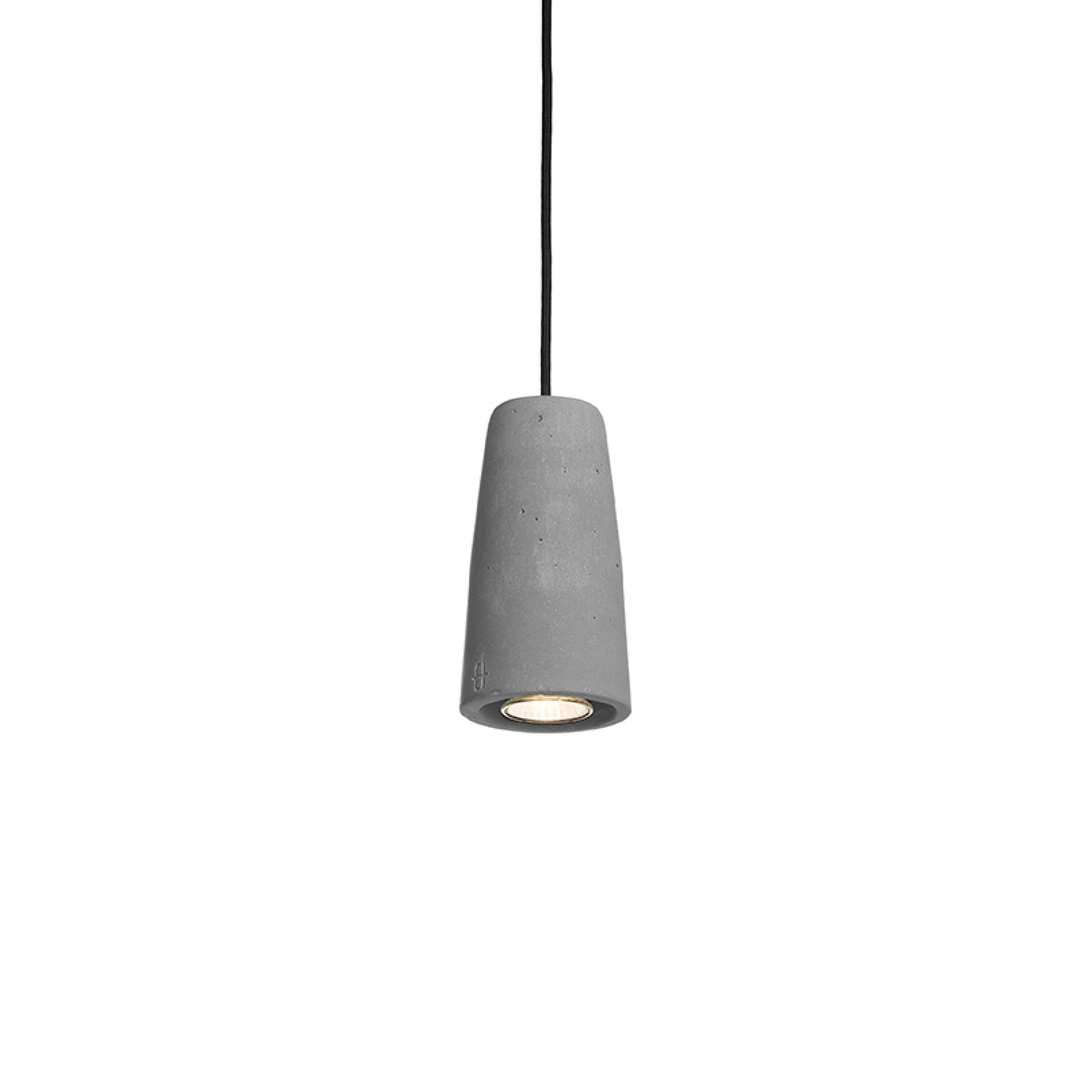 PHARI D GREY Urbi Et Orbi Hängelampe Aus Beton Black Cable