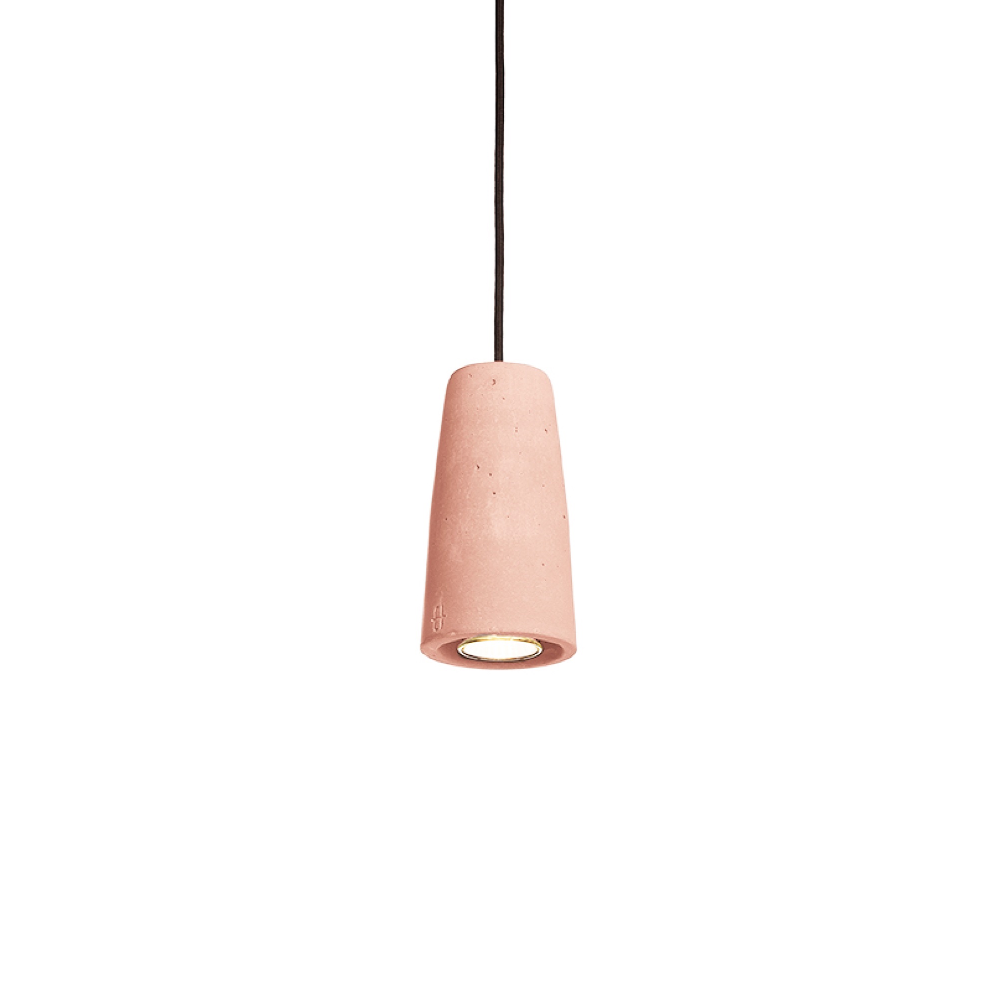 PHARI ROZ Urbi Et Orbi Hängelampe Aus Beton Black Cable