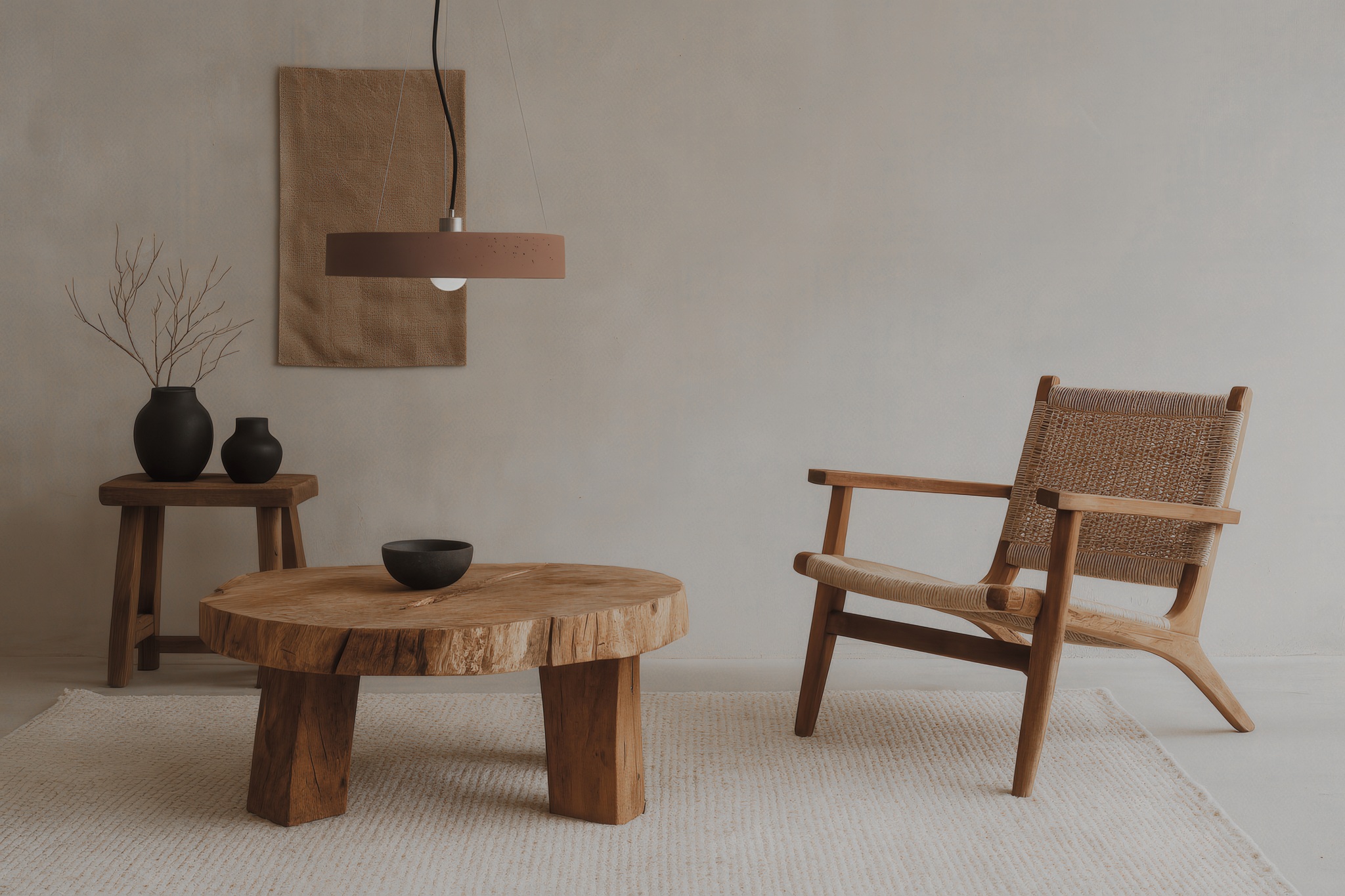 ROTA cement pendant lamp by Urbi et Orbi