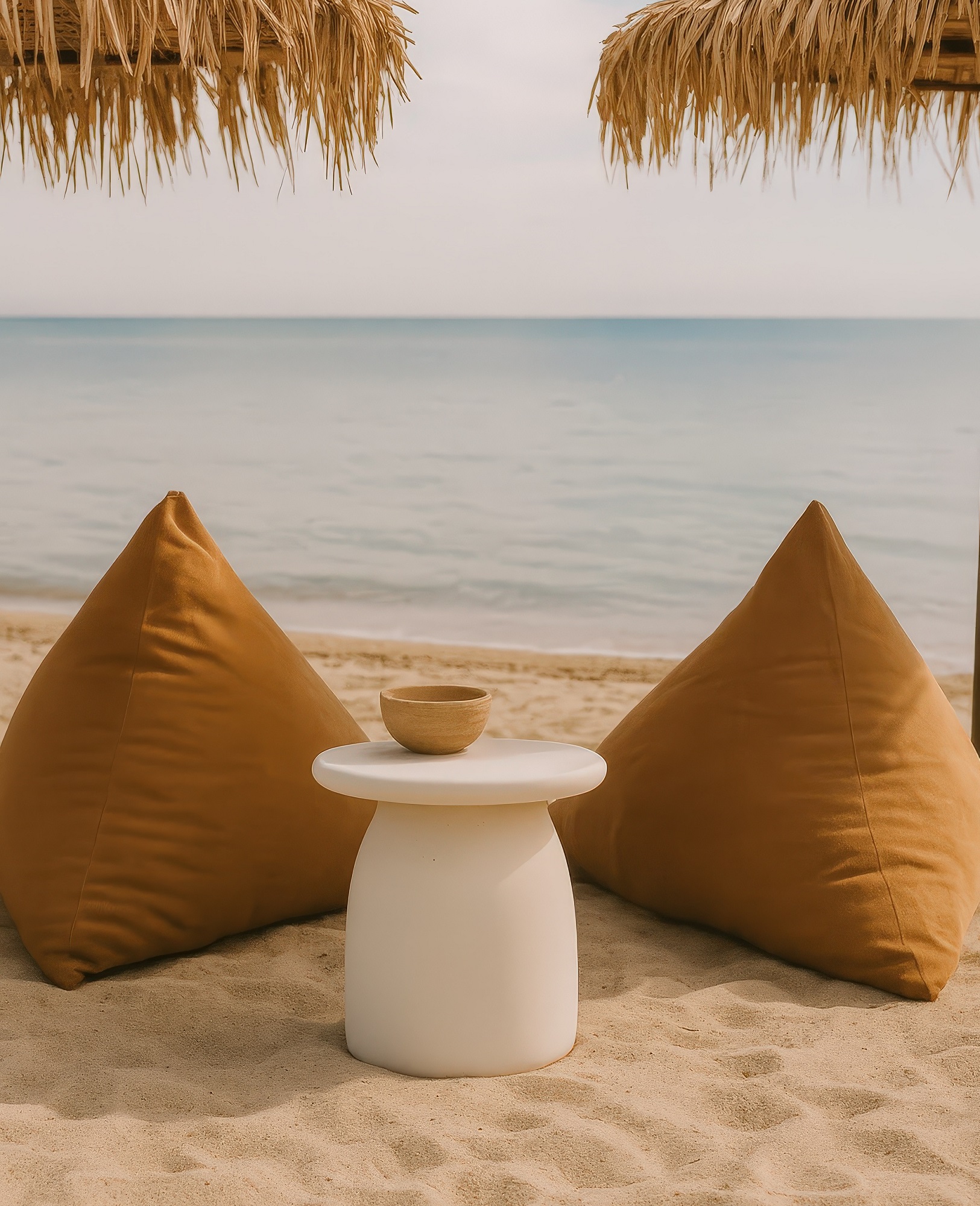 Sundtan Concrete Side Table Made By Urbi Et Orbi Ivory