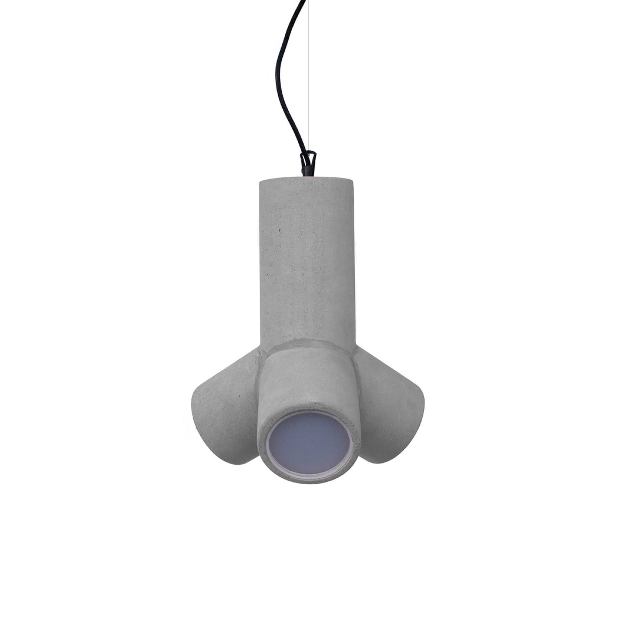 TUUUB D GREY Design By Sotiris Lazou For Urbi Et Orbi Hängelampe Aus Beton