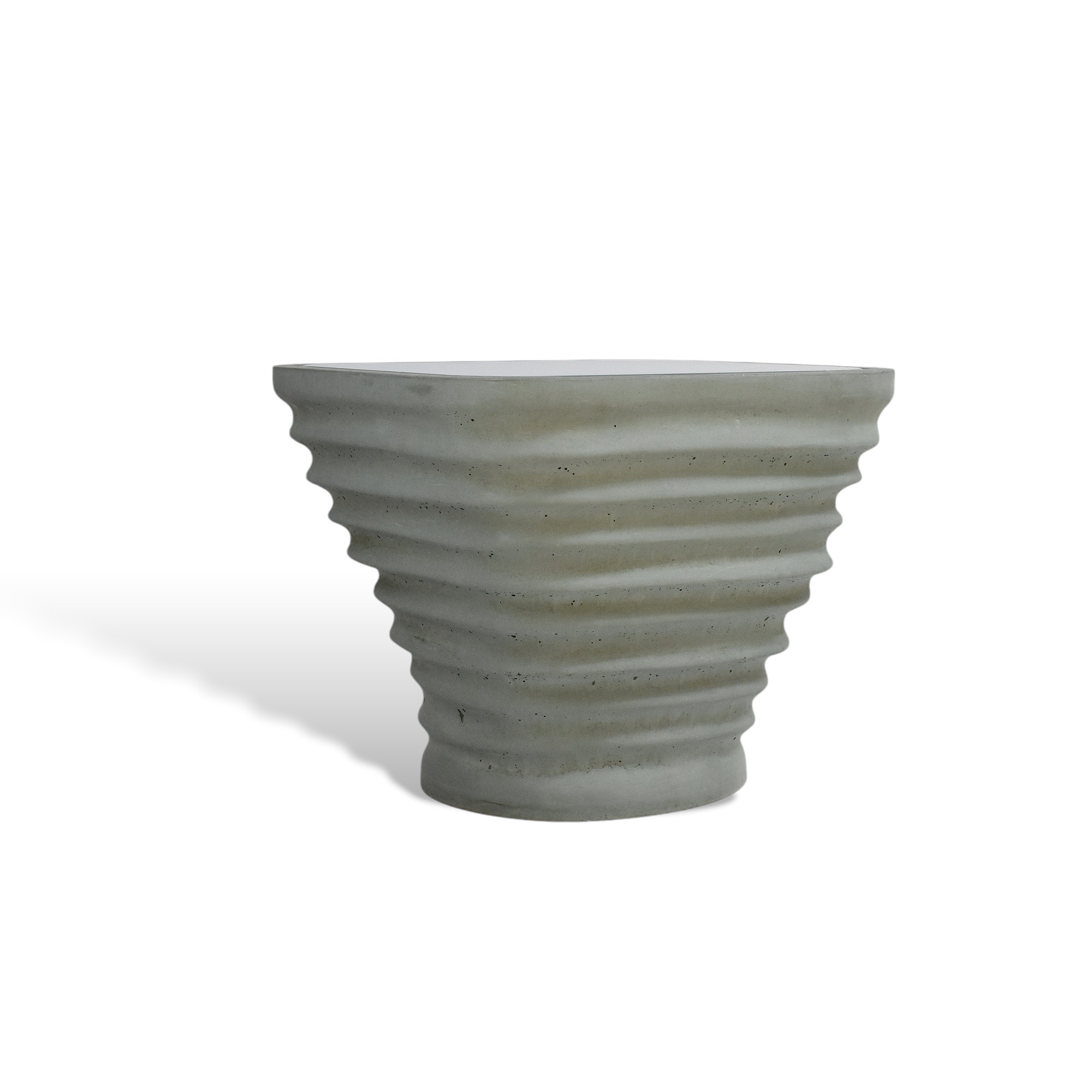 Jar Coffee Table Green Concrete Gian Paolo Venier By Urbi Et Orbi