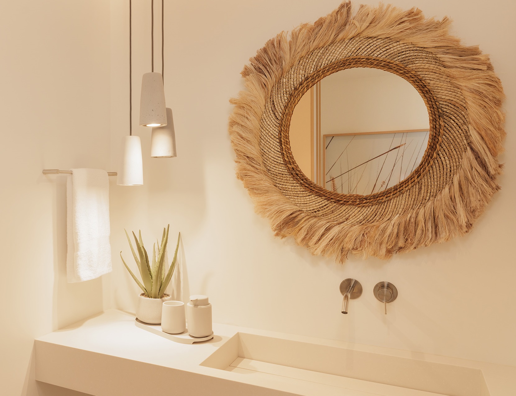 Phari Concrete Pendant Lamp Urbi Et Orbi Verdelago Resort