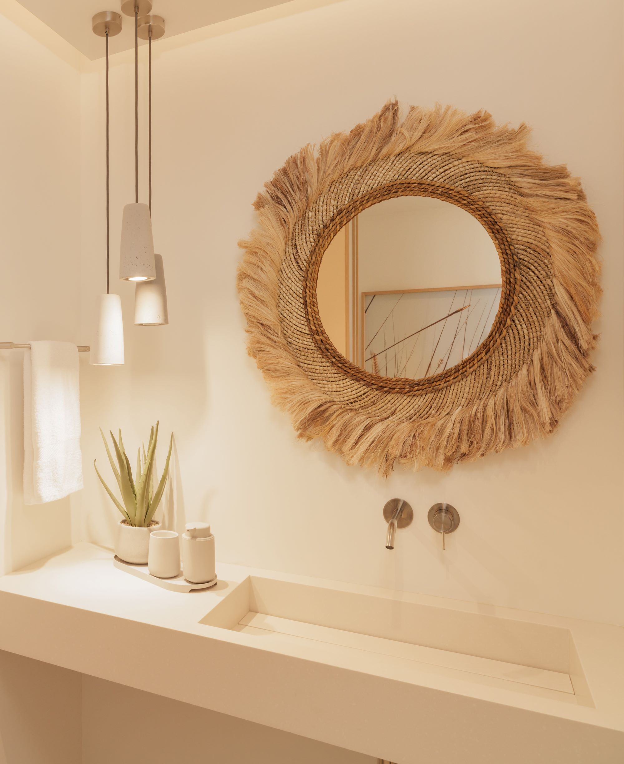 Phari Concrete Pendant Lamp Urbi Et Orbi Verdelago Resort Gal