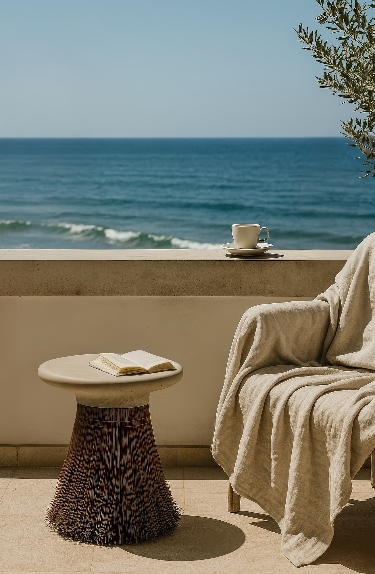 Saroma Cement Side Table By Sotirislazou Designstudio For Urbi Et Orbi Amo Gal