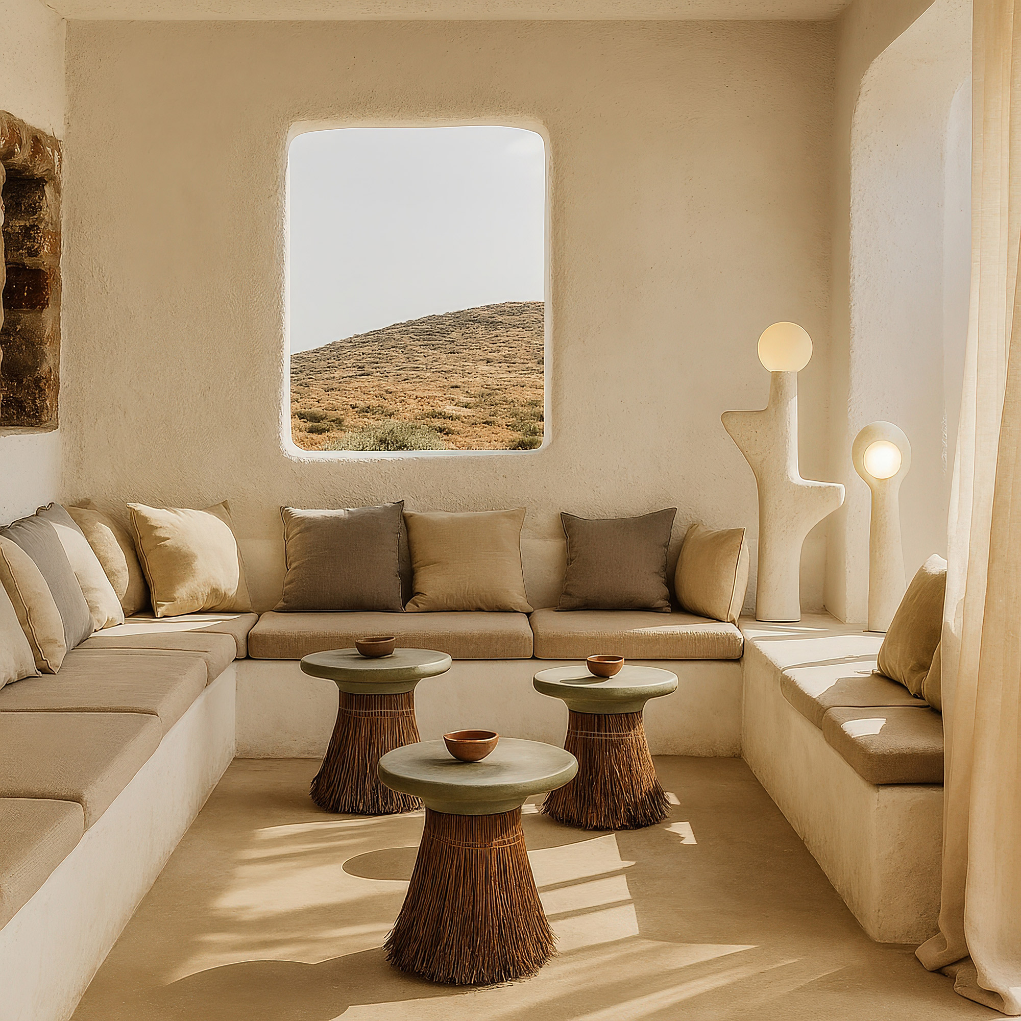 Saroma Cement Side Table By Sotirislazou Designstudio Urbi Et Orbi Min Concrete