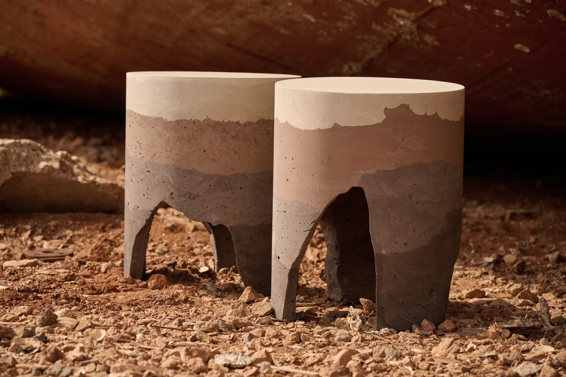Strata Tabouret En Ciment Design By Ctrlzak Urbi Et Orbi Lowres