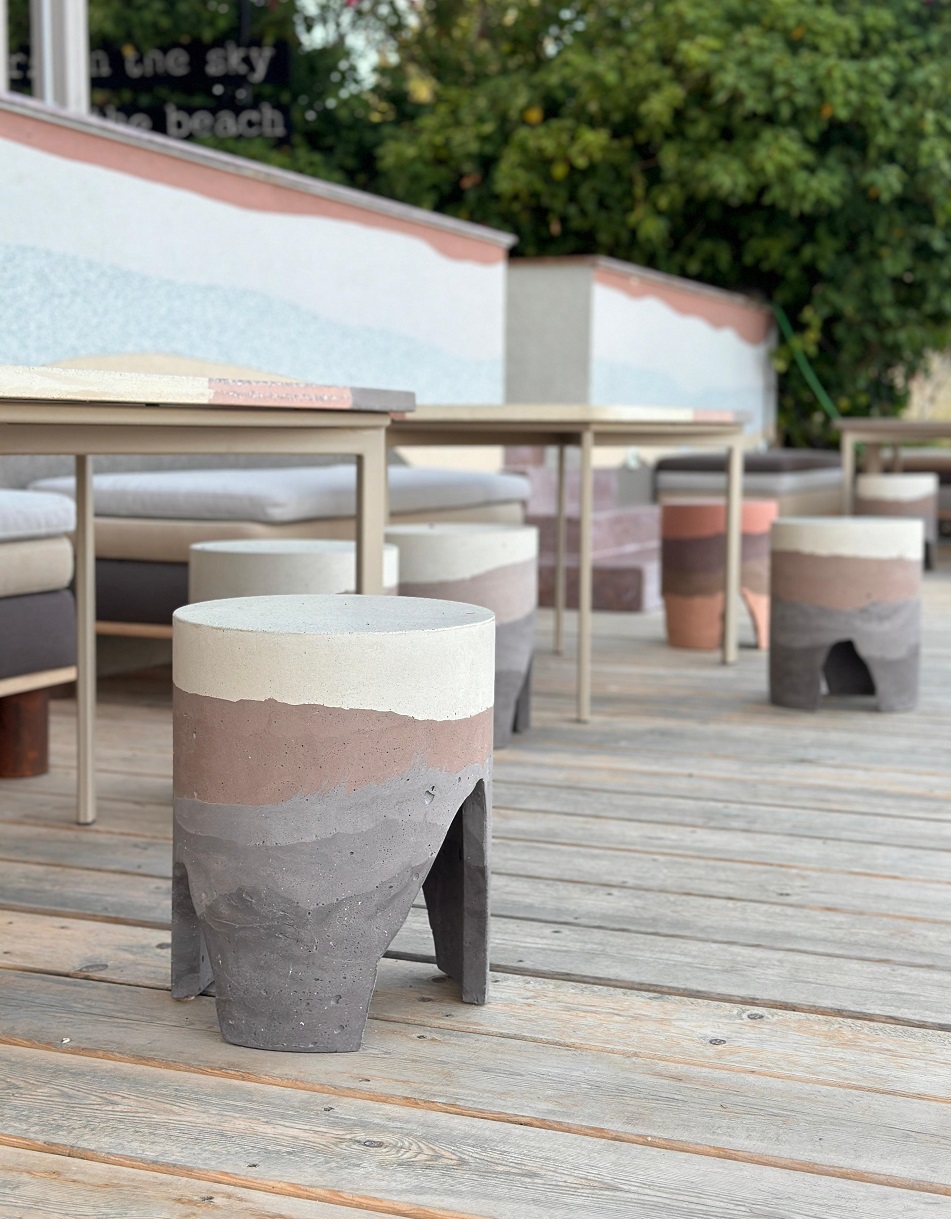 Strata Concrete Stool Design By Ctrlzak Urbi Et Orbi Ekies Resort