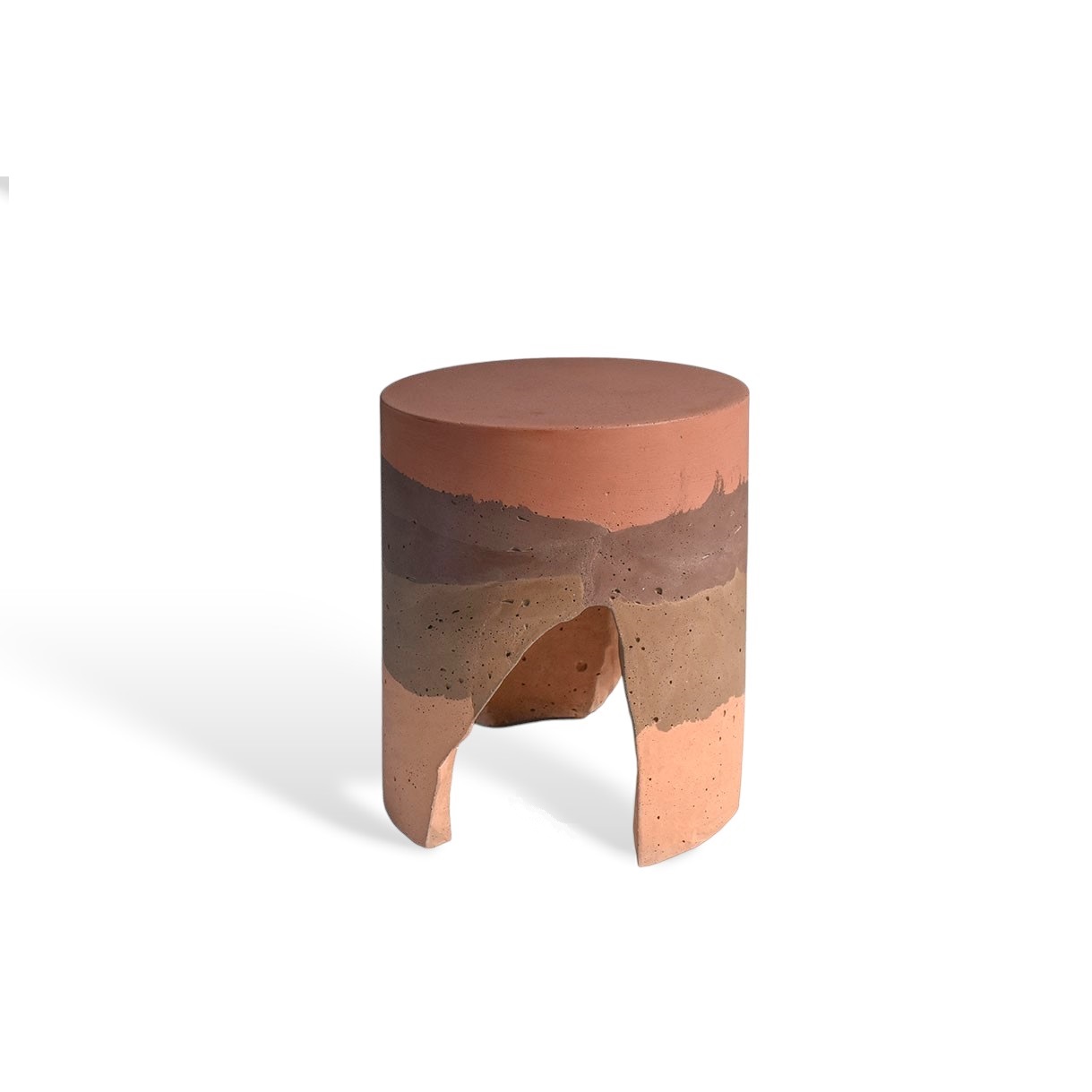 Strata Concrete Stool Warm Colors Design By Ctrlzak Urbi Et Orbi GAL