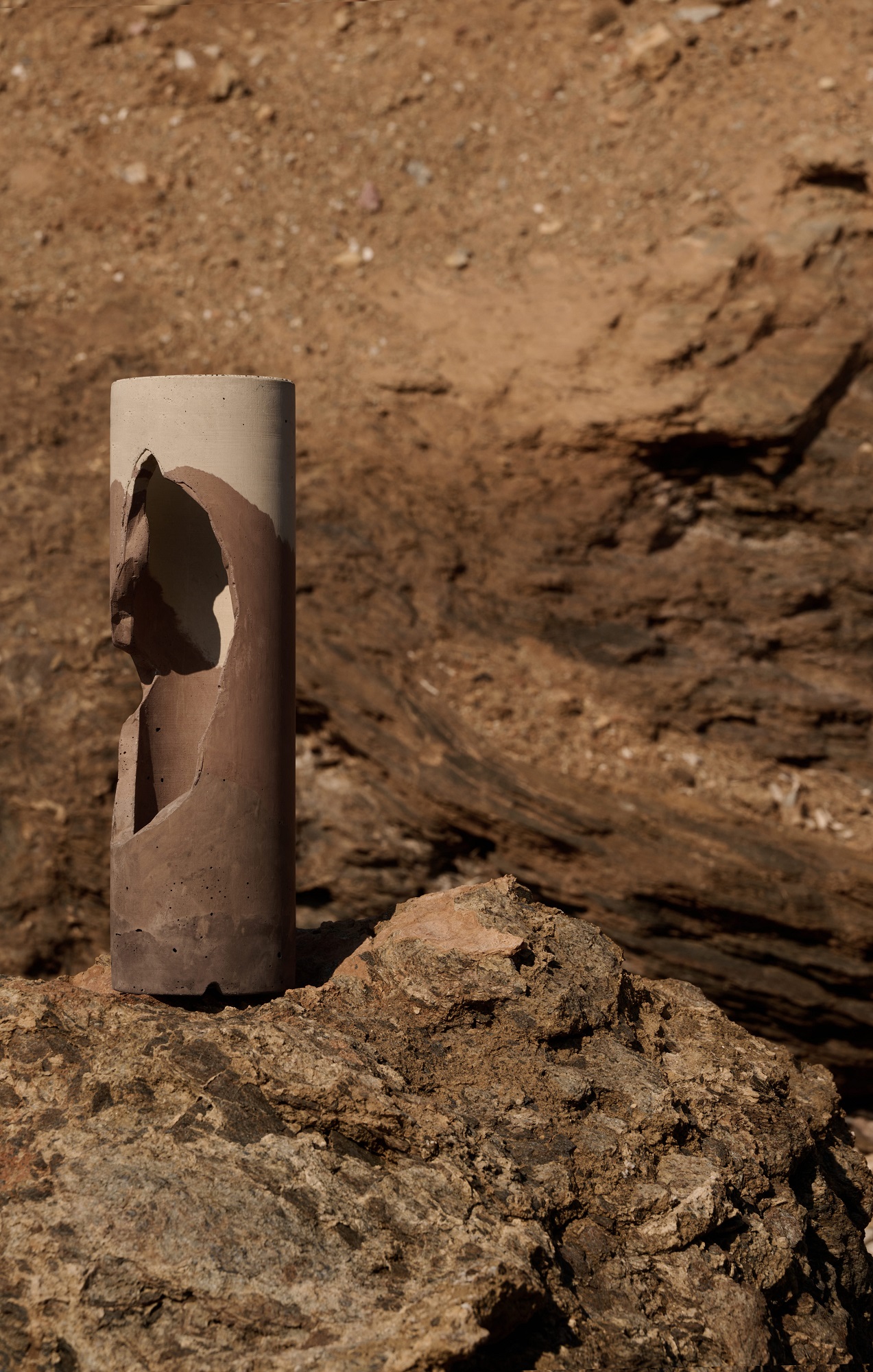 Strata Concrete Table Lamp By Ctrlzak Urbi Et Orbi GAL