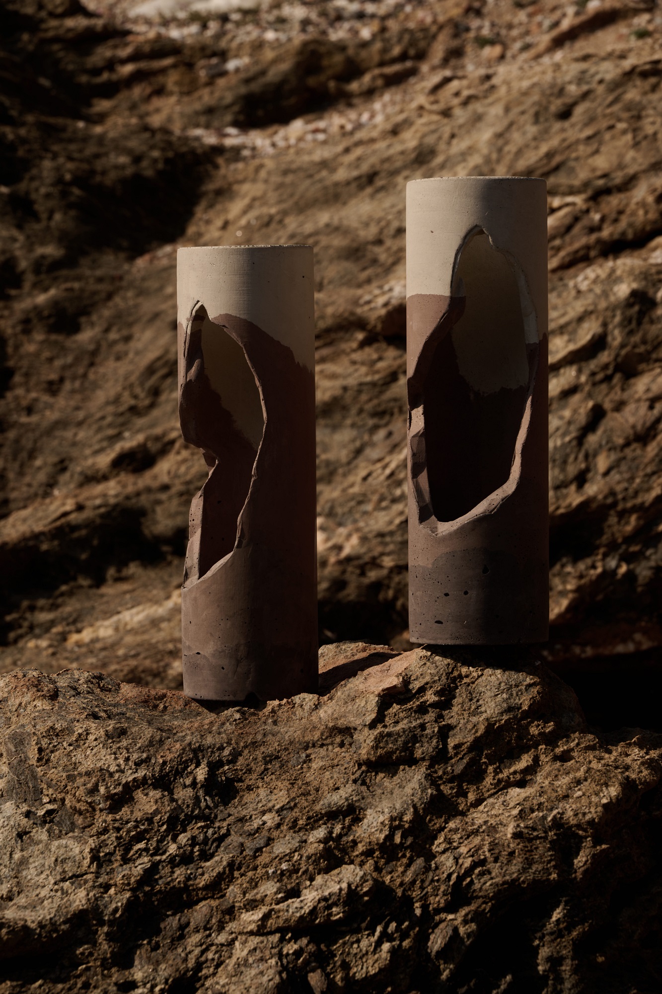 Strata Concrete Table Lamps By Ctrlzak Urbi Et Orbi GAL