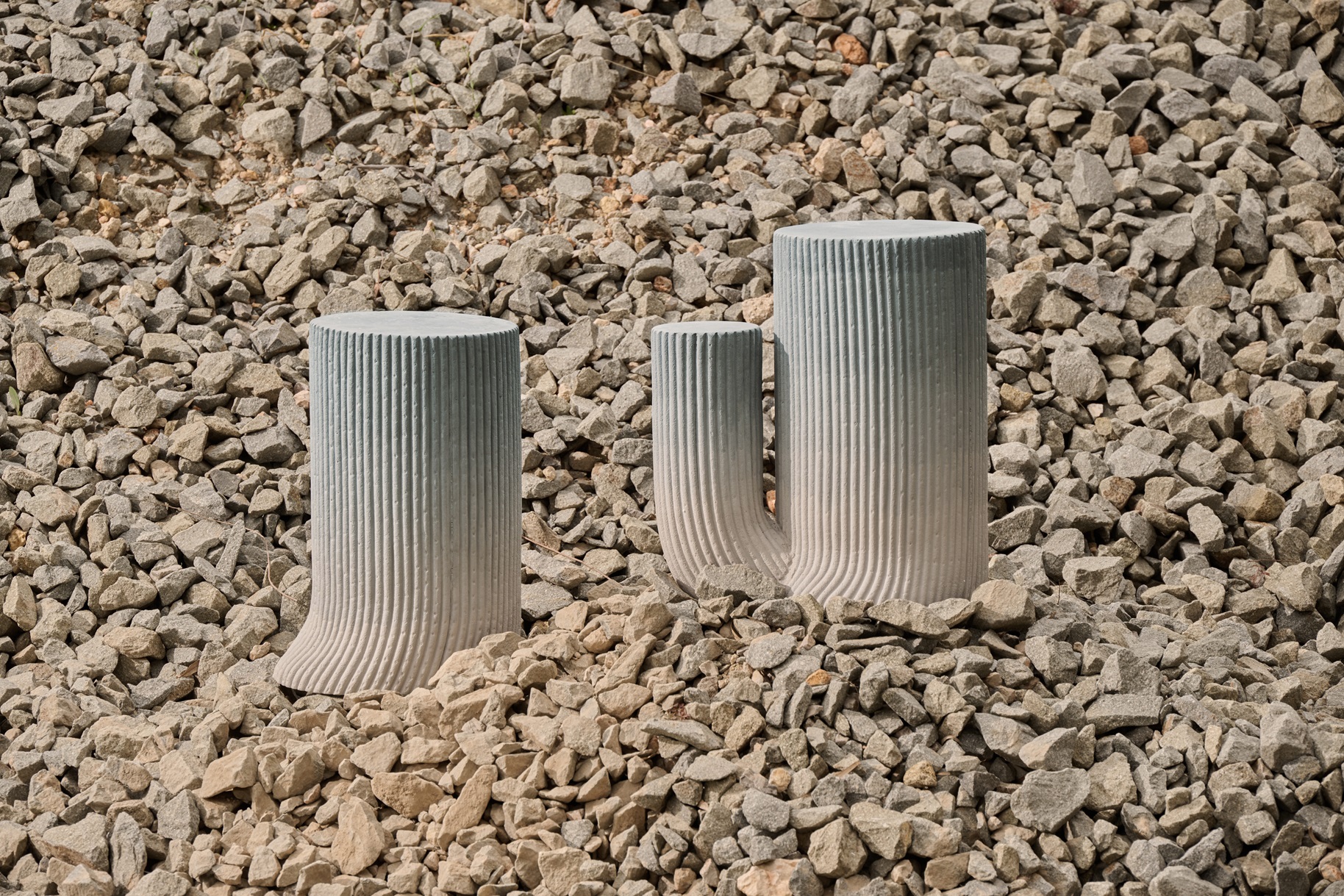 Tus Cement Side Tables Design By Gian Paolo Venier Urbi Et Orbi Lowres