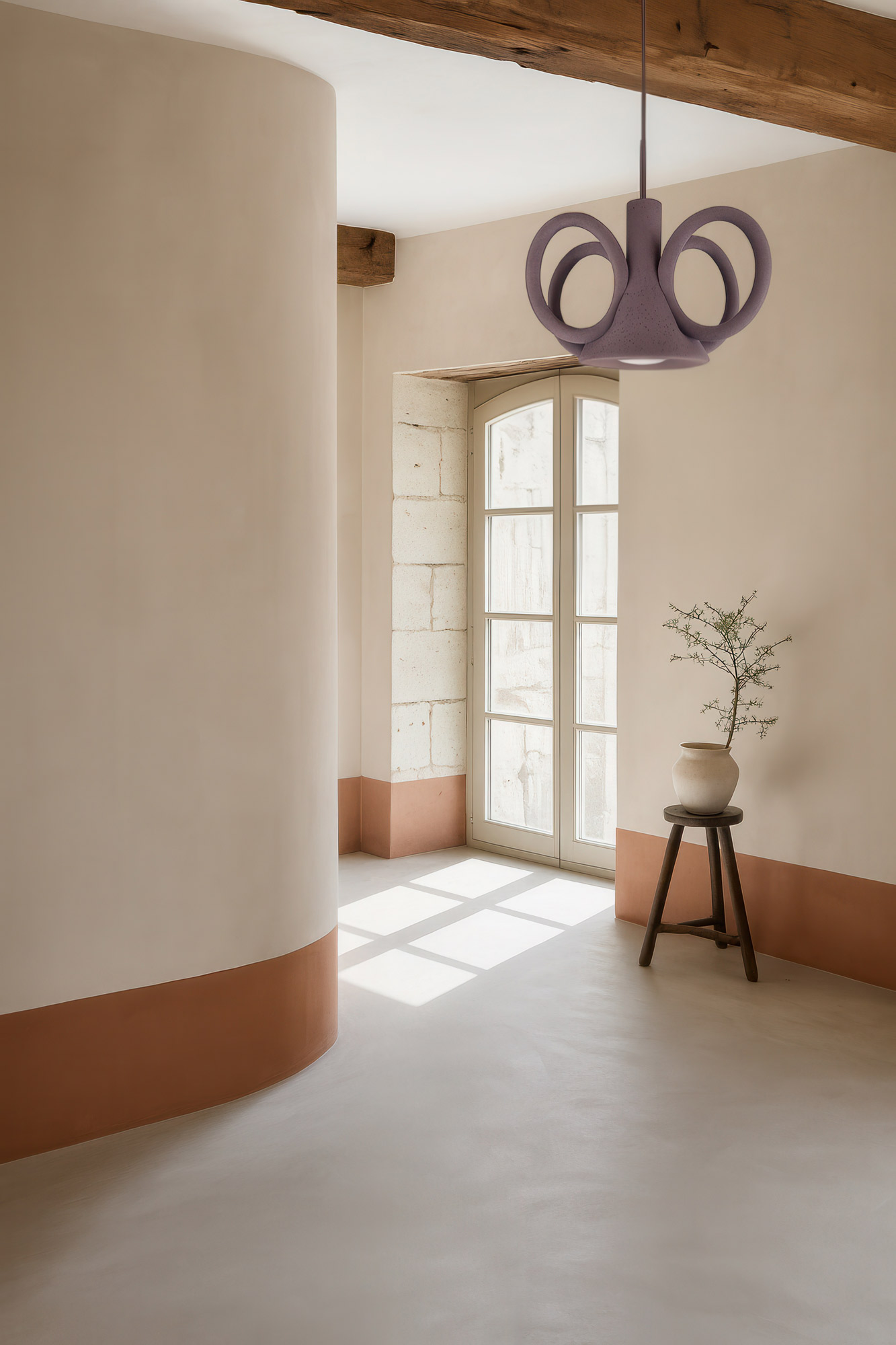 Vika Gra Cement Pendant Lamp By Sotirislazoudesignstudio Urbi Et Orbi