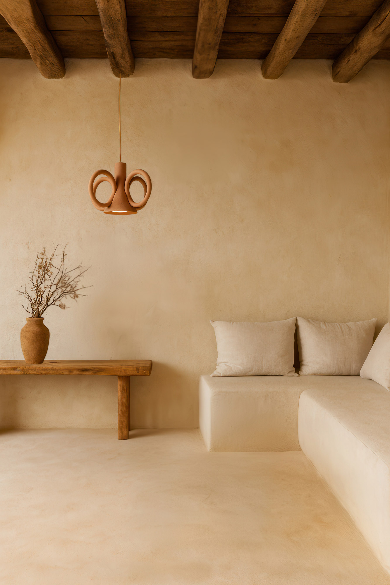 Vika Kaf Cement Pendant Lamp By Sotirislazoudesignstudio Urbi Et Orbi