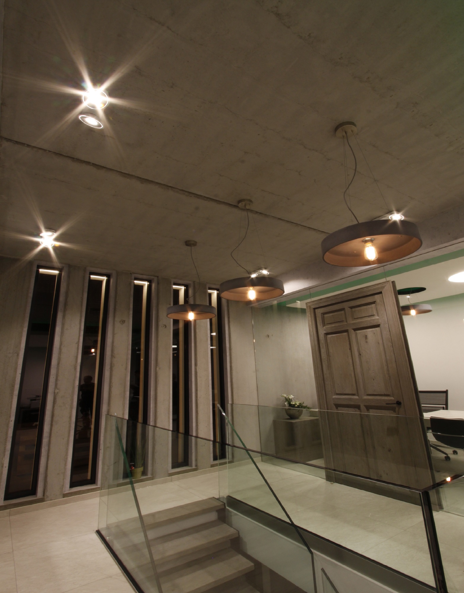 Archion By Geert Van Rysseghem Project Argenta Deinze Instalation Rota Concrete Lamp Gal2