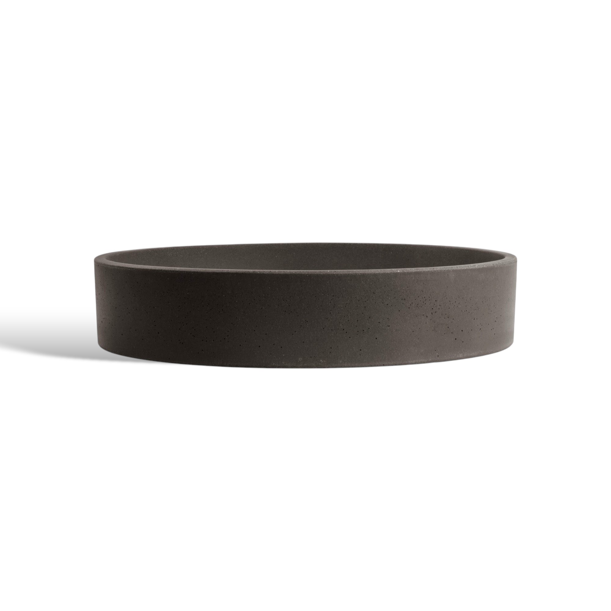 CIRCUM 48 ANTHRACITE Front Urbi Et Orbi Aufsatzwaschbecken Aus Beton