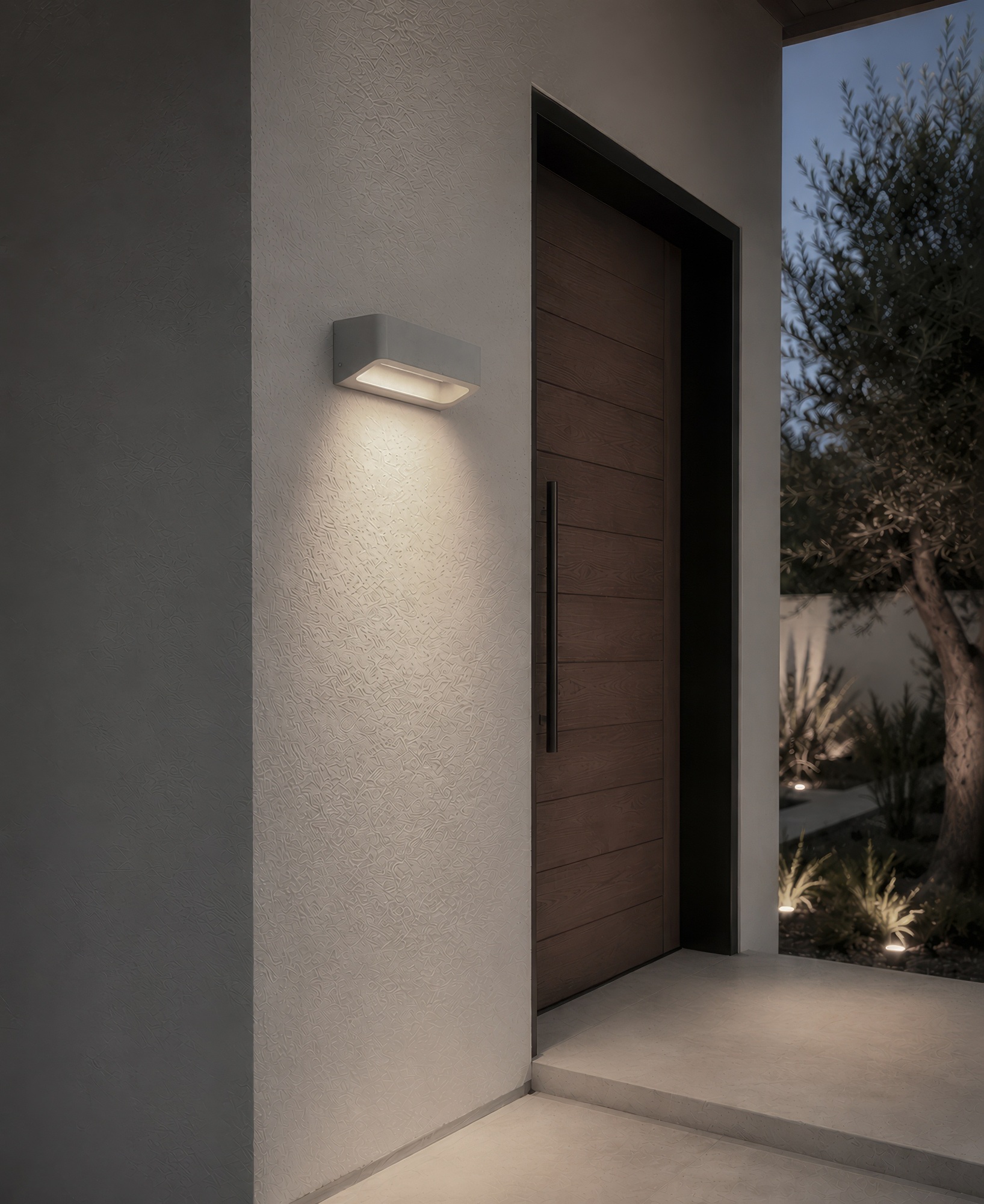 Desmi Led Concrete Wall Lamp Design By Valentino Marengo For Urbi Et Orbi