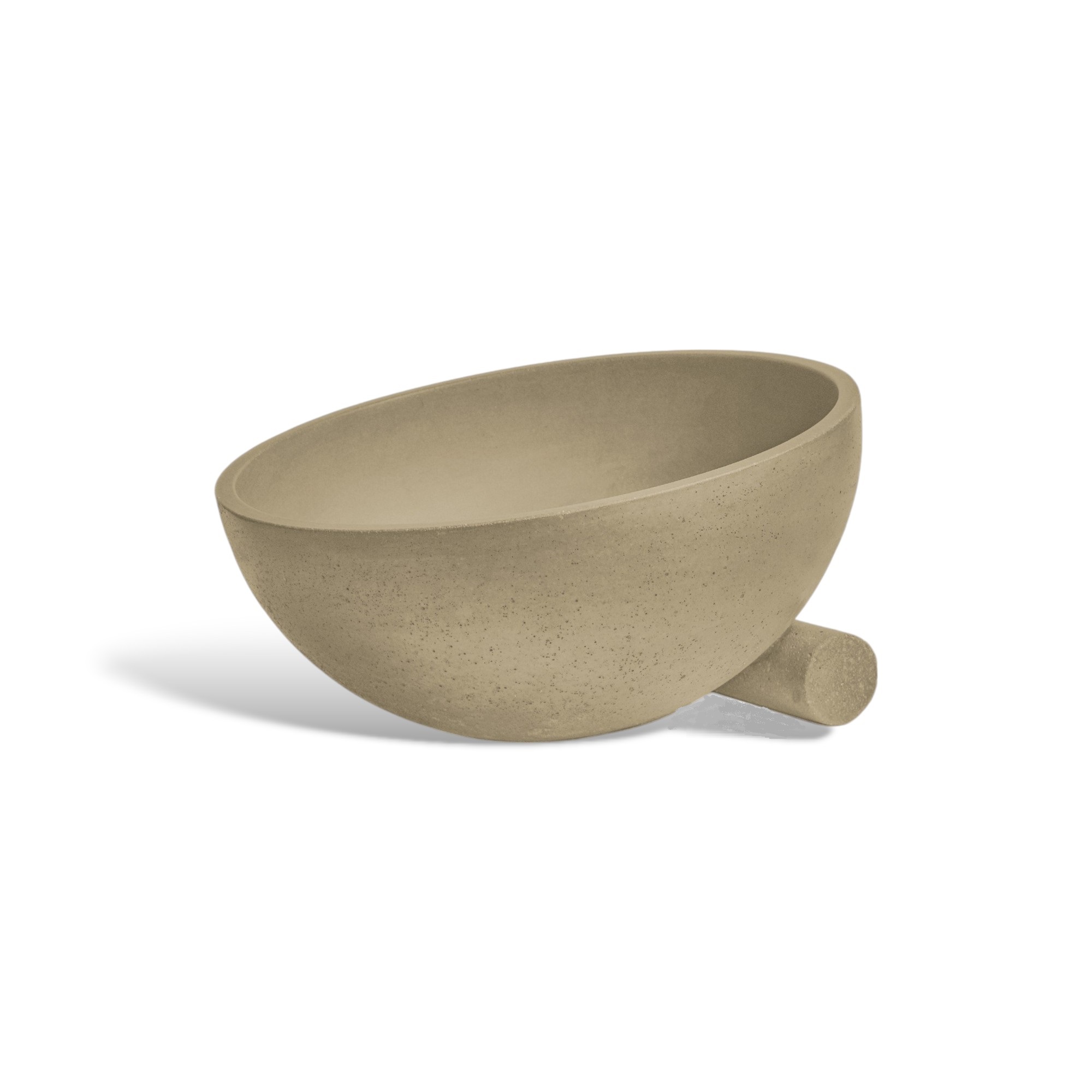 OBLIQUO BEIGE By Valentino Marengo For Urbi Et Orbi Concrete Sink Copy