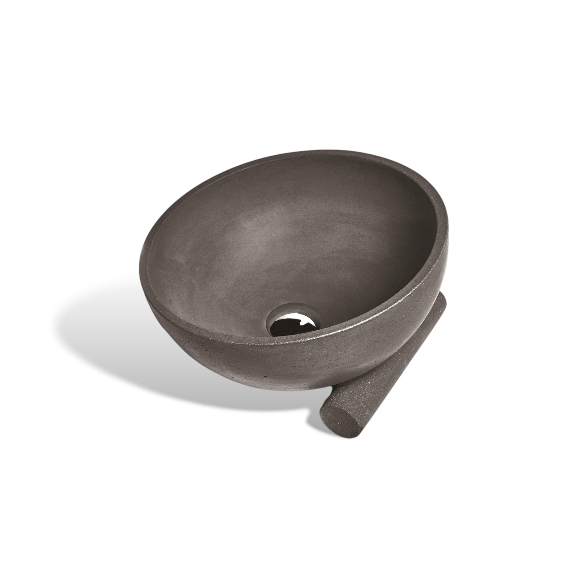 OBLIQUO Anthracite By Valentino Marengo For Urbi Et Cement Sink