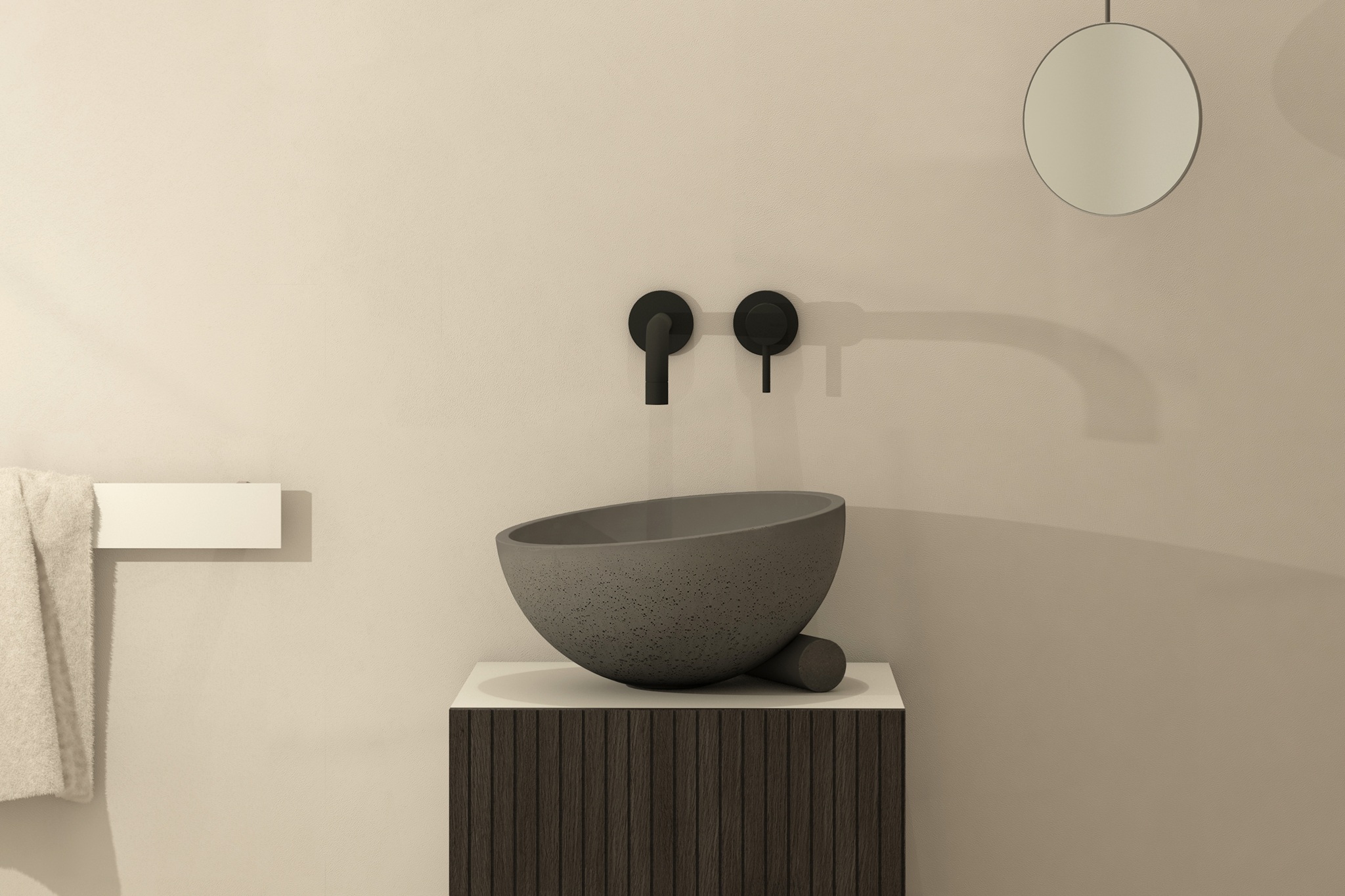 Obliquo Concrete Washbasin By Valentino Marengo For Urbi Et Orbi Banner