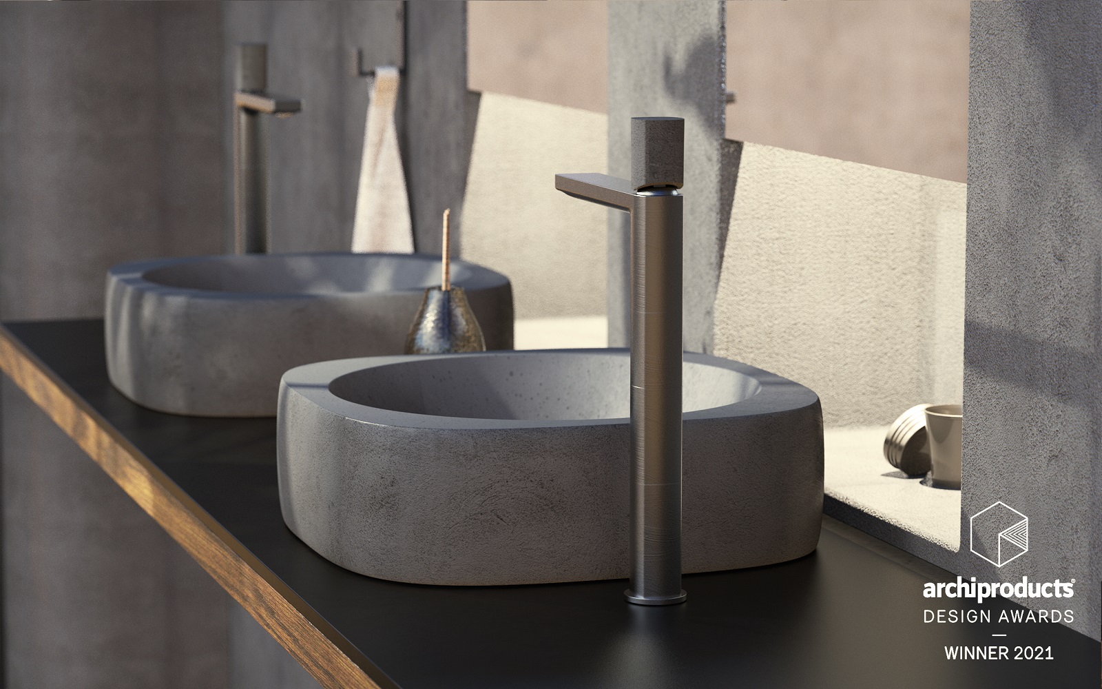 ORILLA By Markus Kurkowski For Urbi Et Orbi Concrete Washbasin GAL