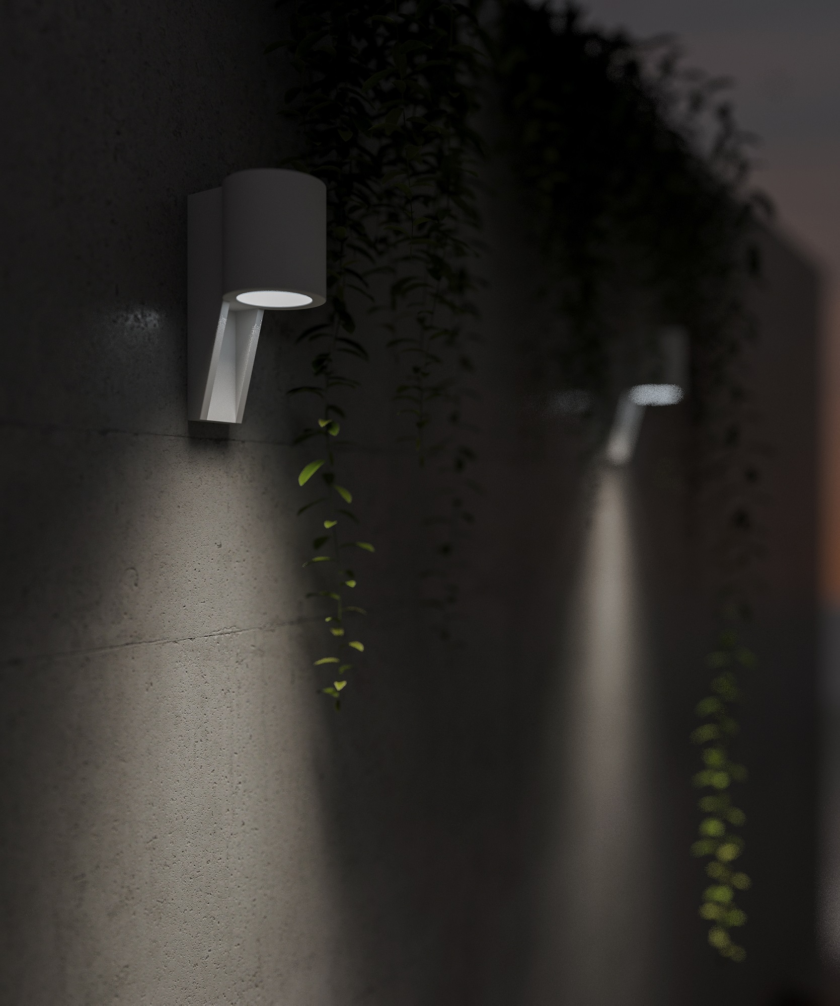 PROJECTA Design By Valentino Marengo For Urbi Et OrbiConcrete Outdoor LED Light GAL