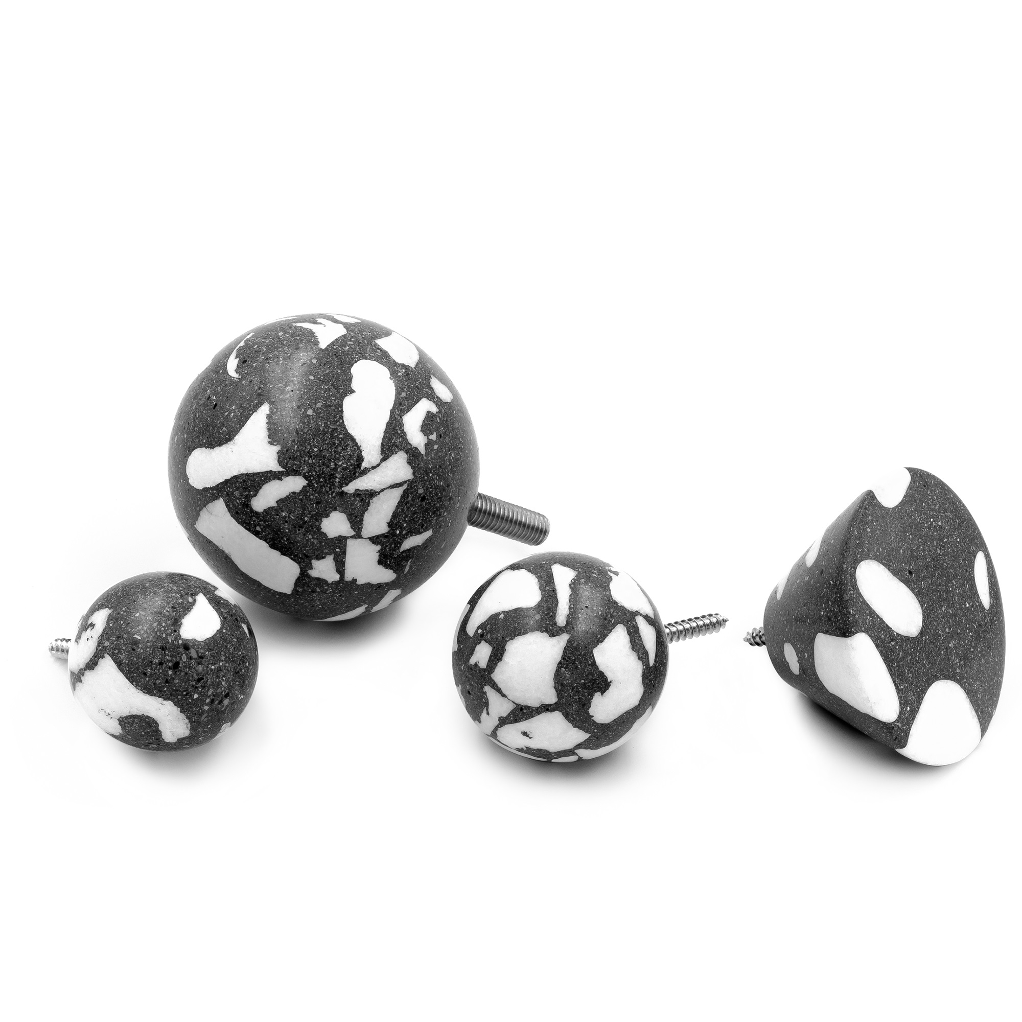 Demenico Rocks Terrazzo Knob Hanger By Urbi Et Orbi